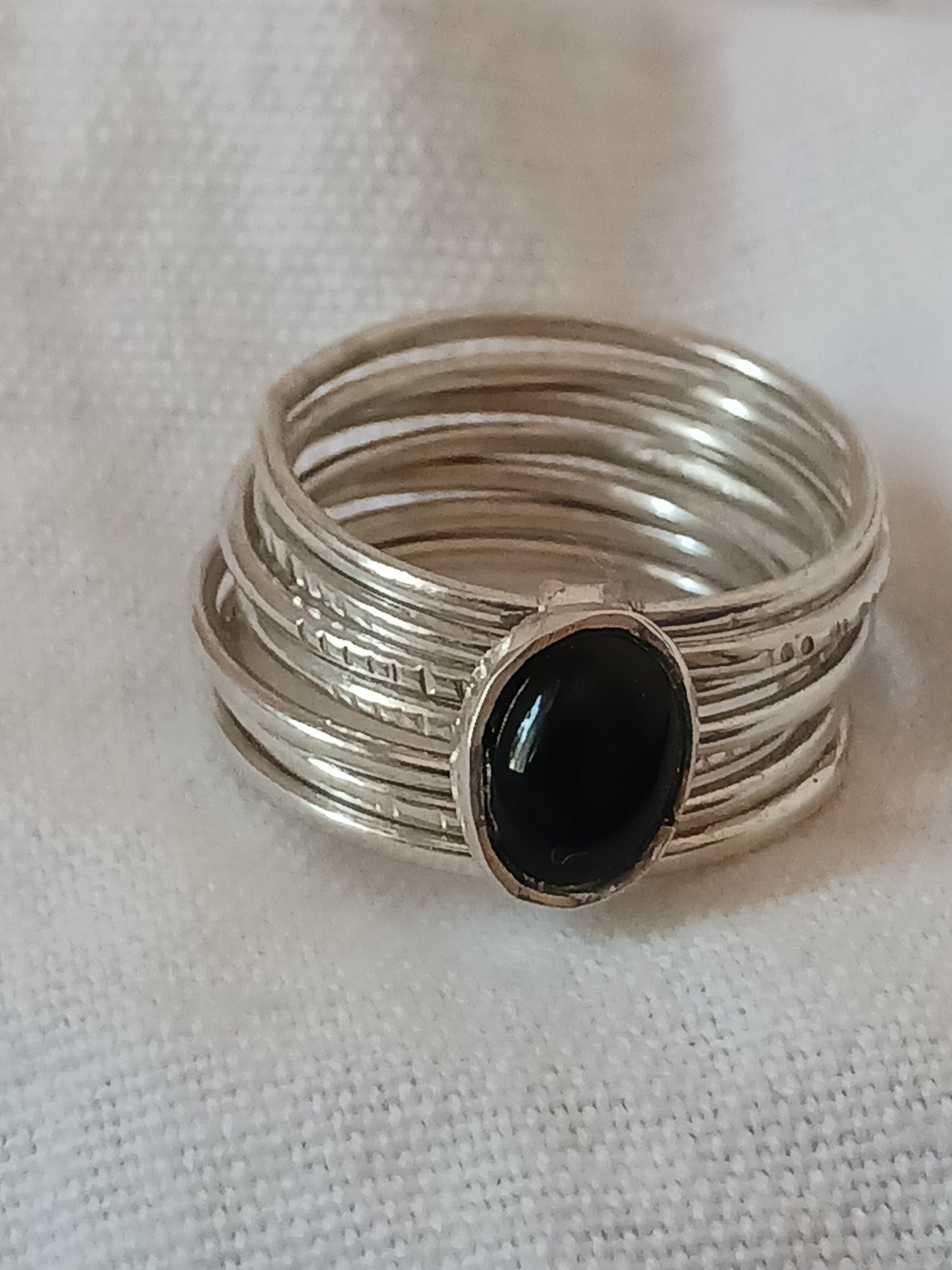 Bague touareg en argent massif
