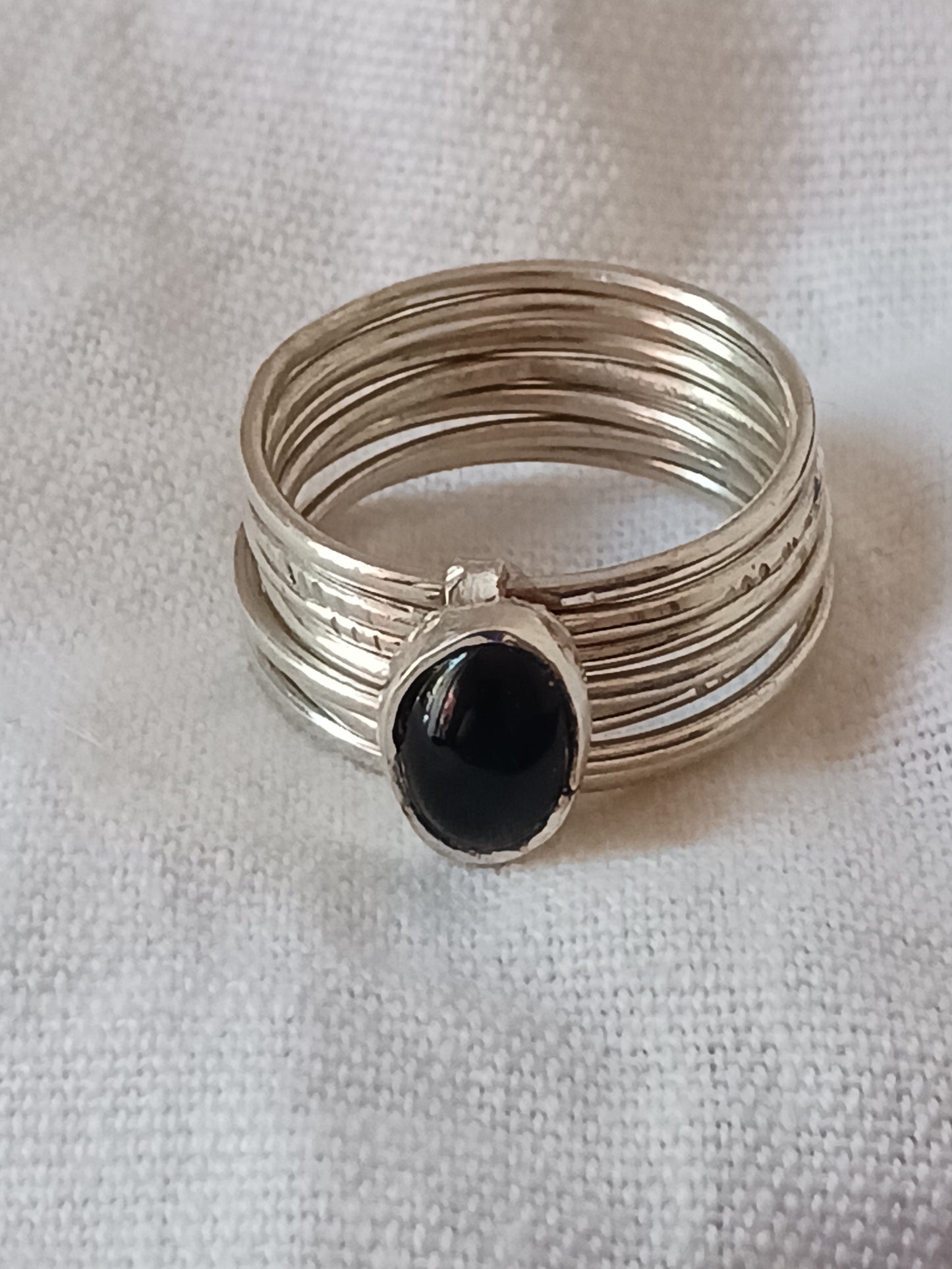 Bague touareg en argent massif