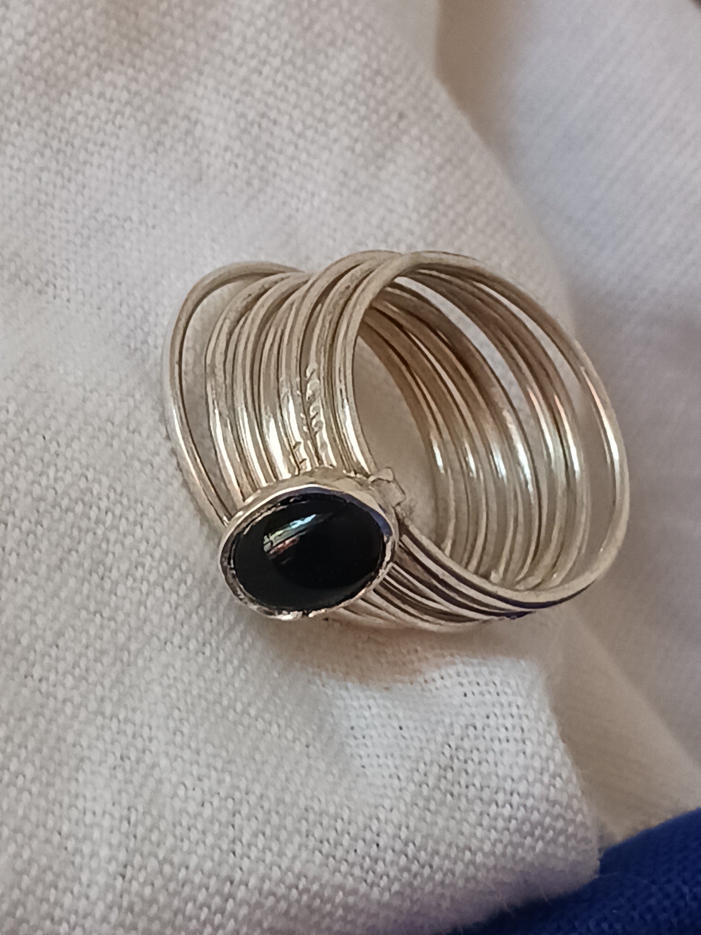 Bague touareg en argent massif