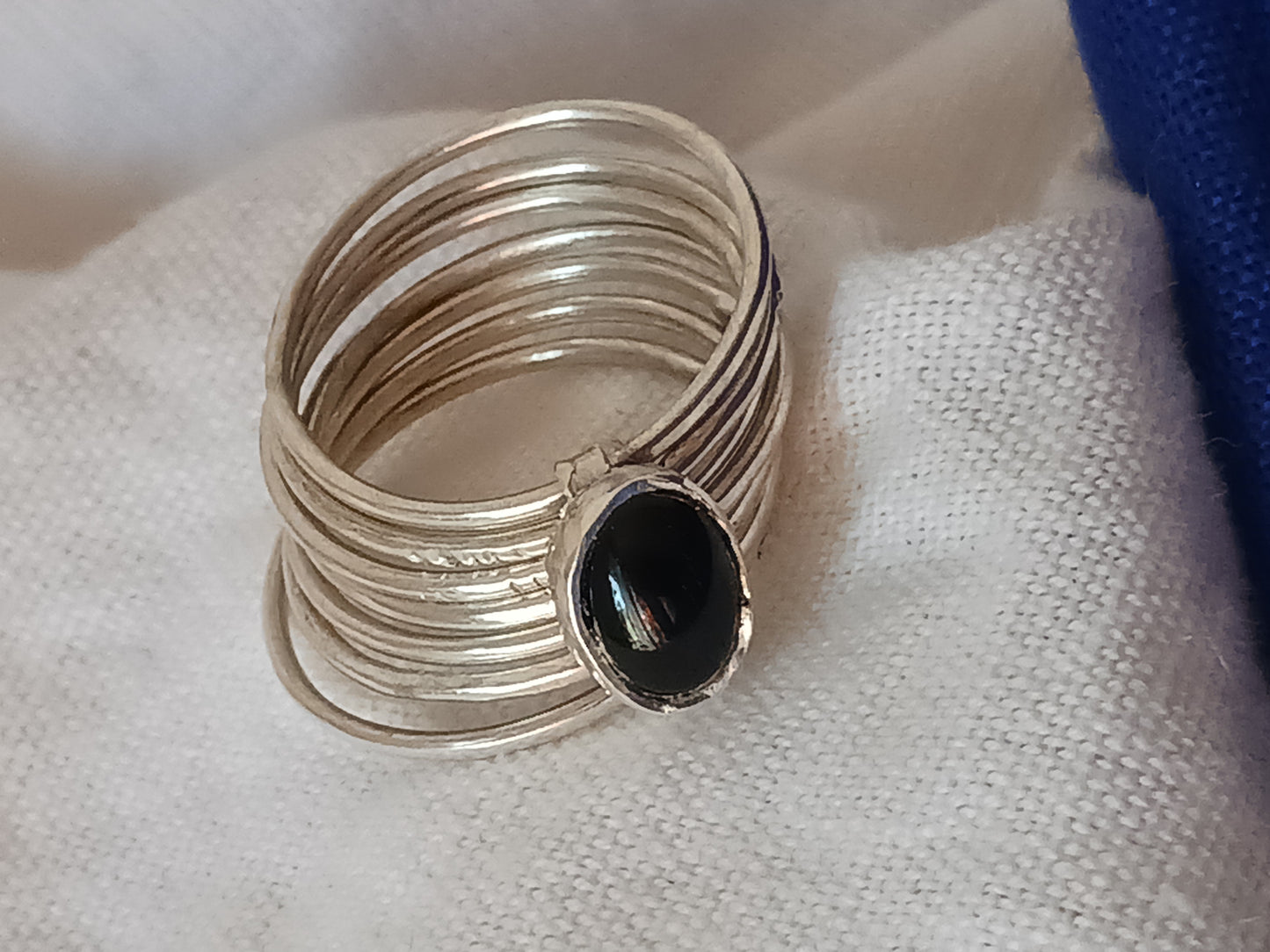 Bague touareg en argent massif