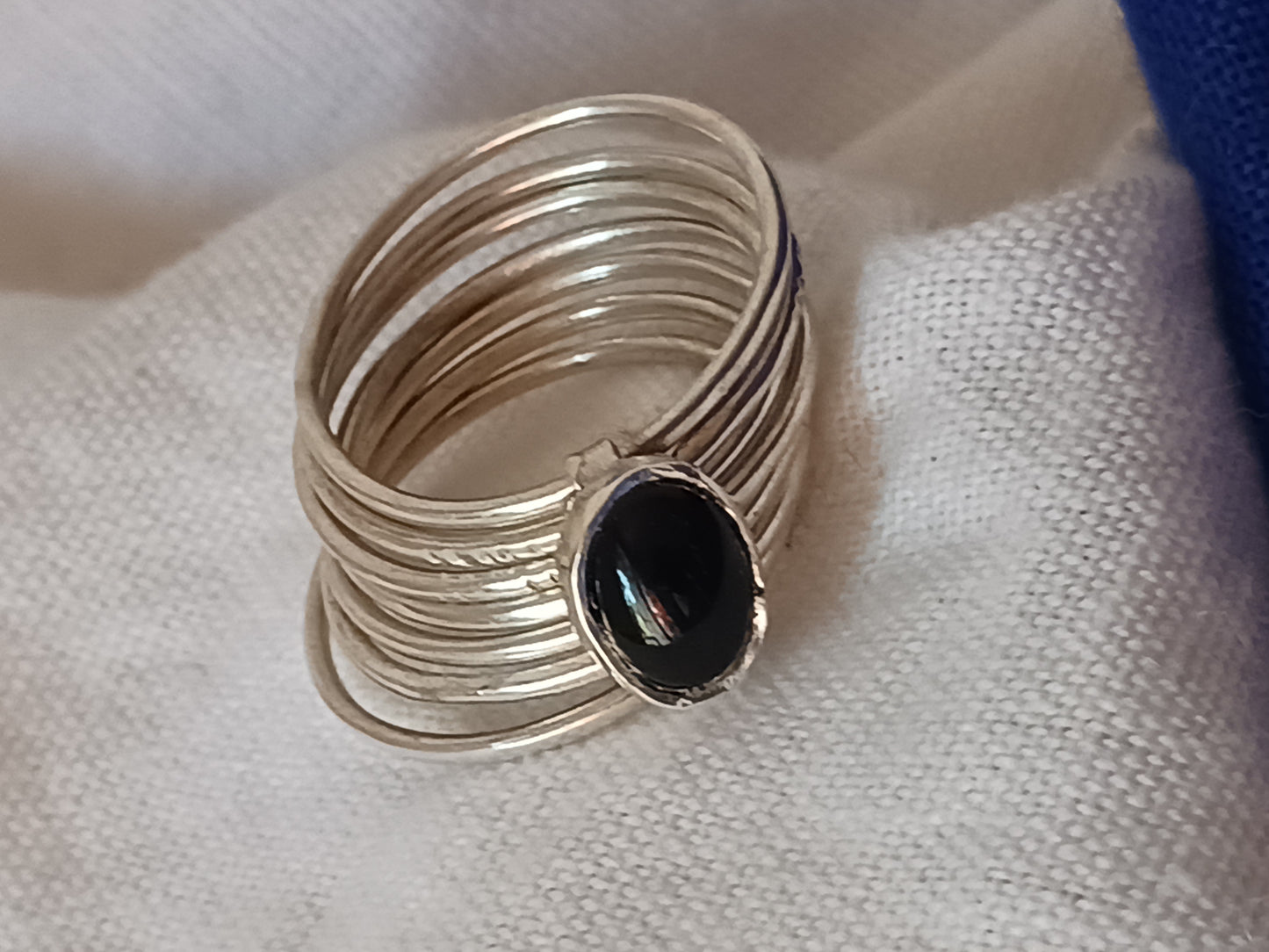 Bague touareg en argent massif