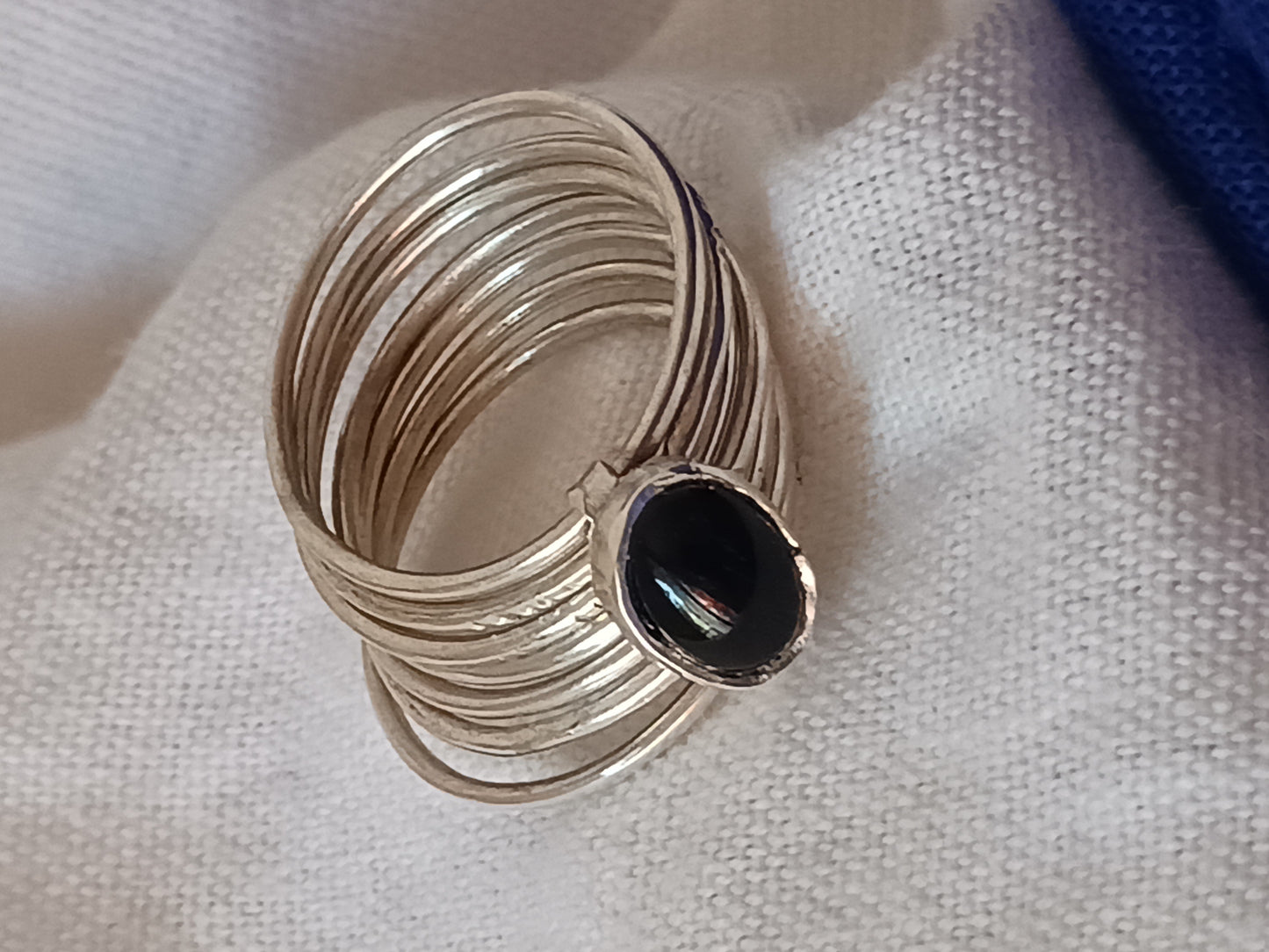 Bague touareg en argent massif