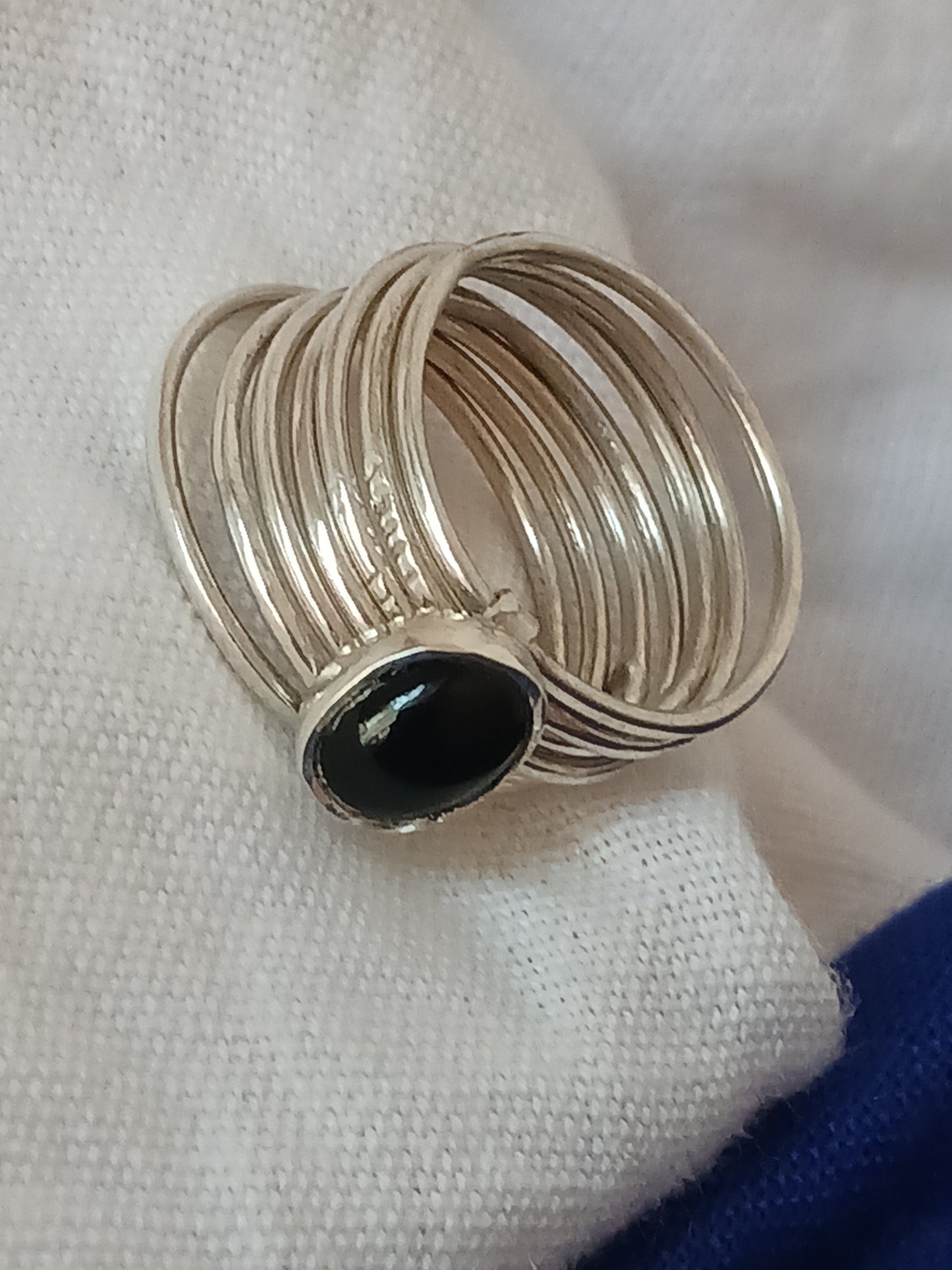 Bague touareg en argent massif