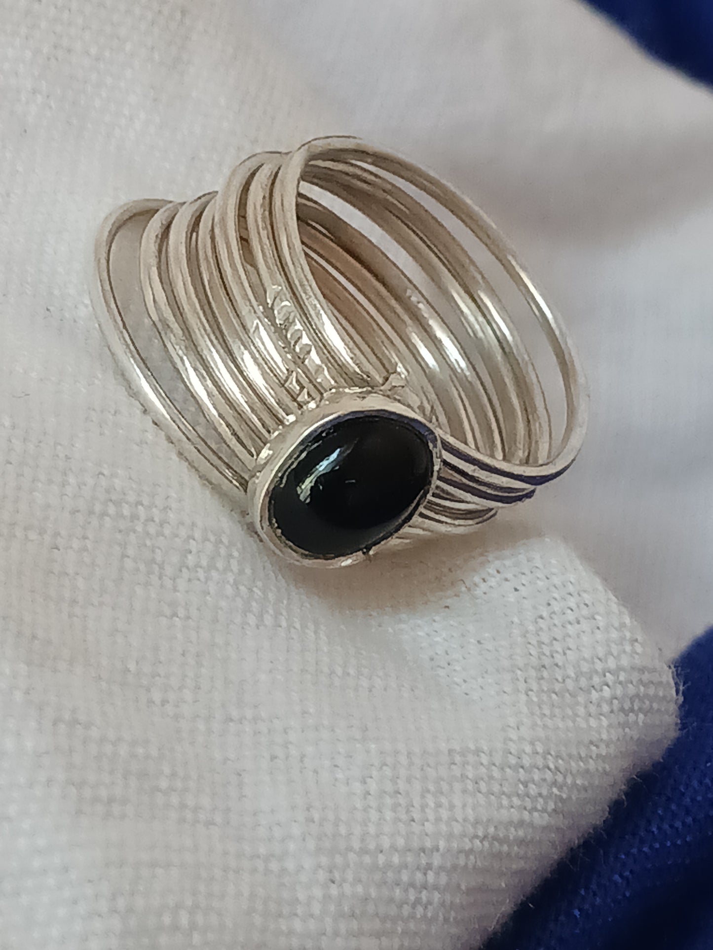 Bague touareg en argent massif