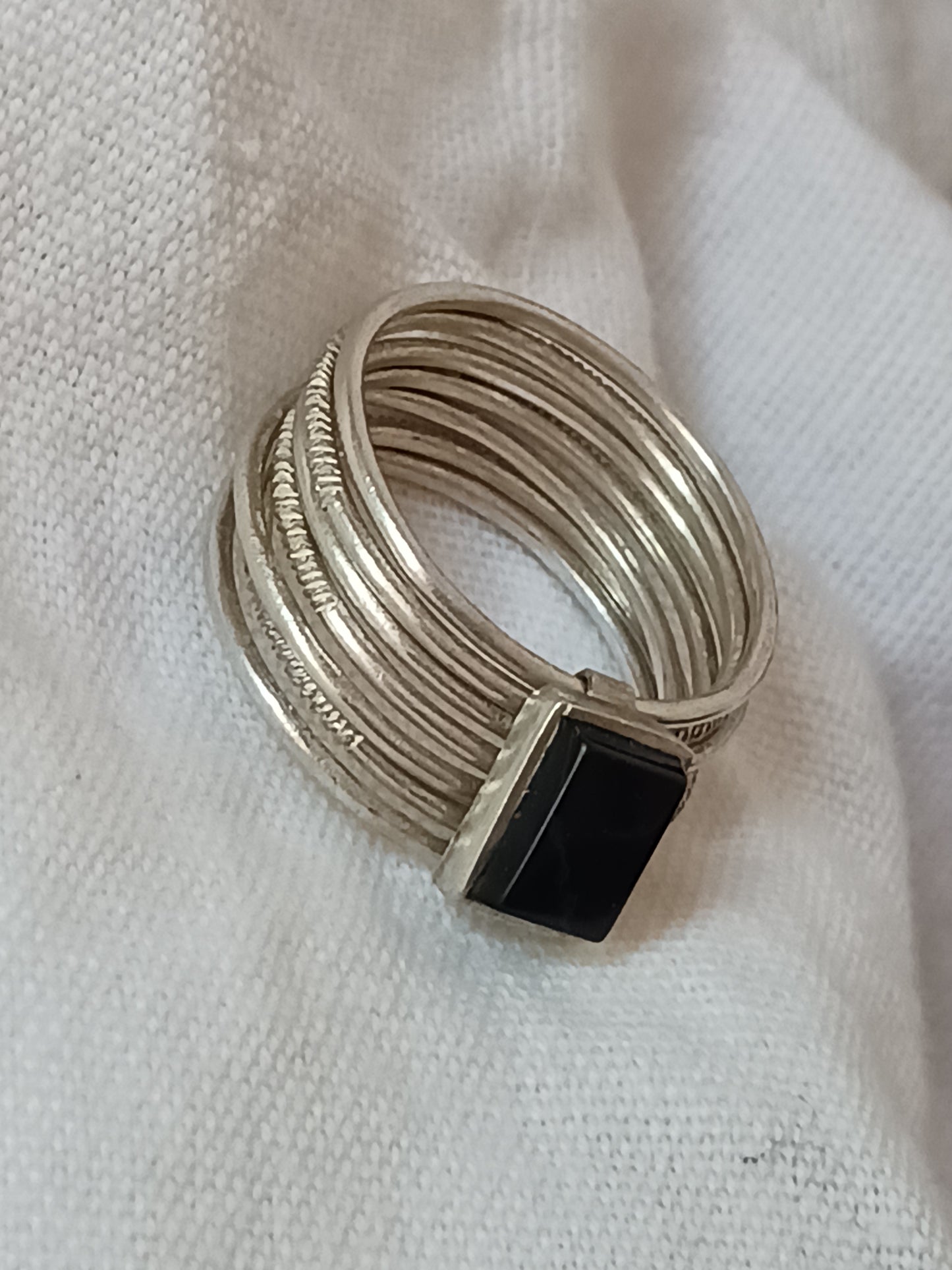 Bague touareg en argent massif