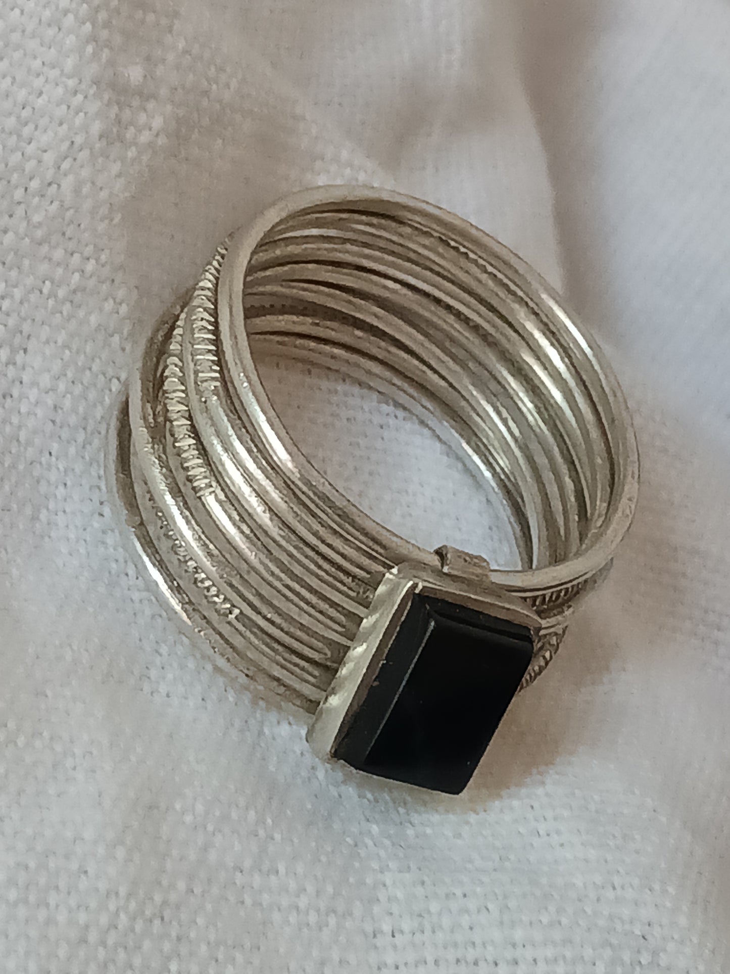 Bague touareg en argent massif