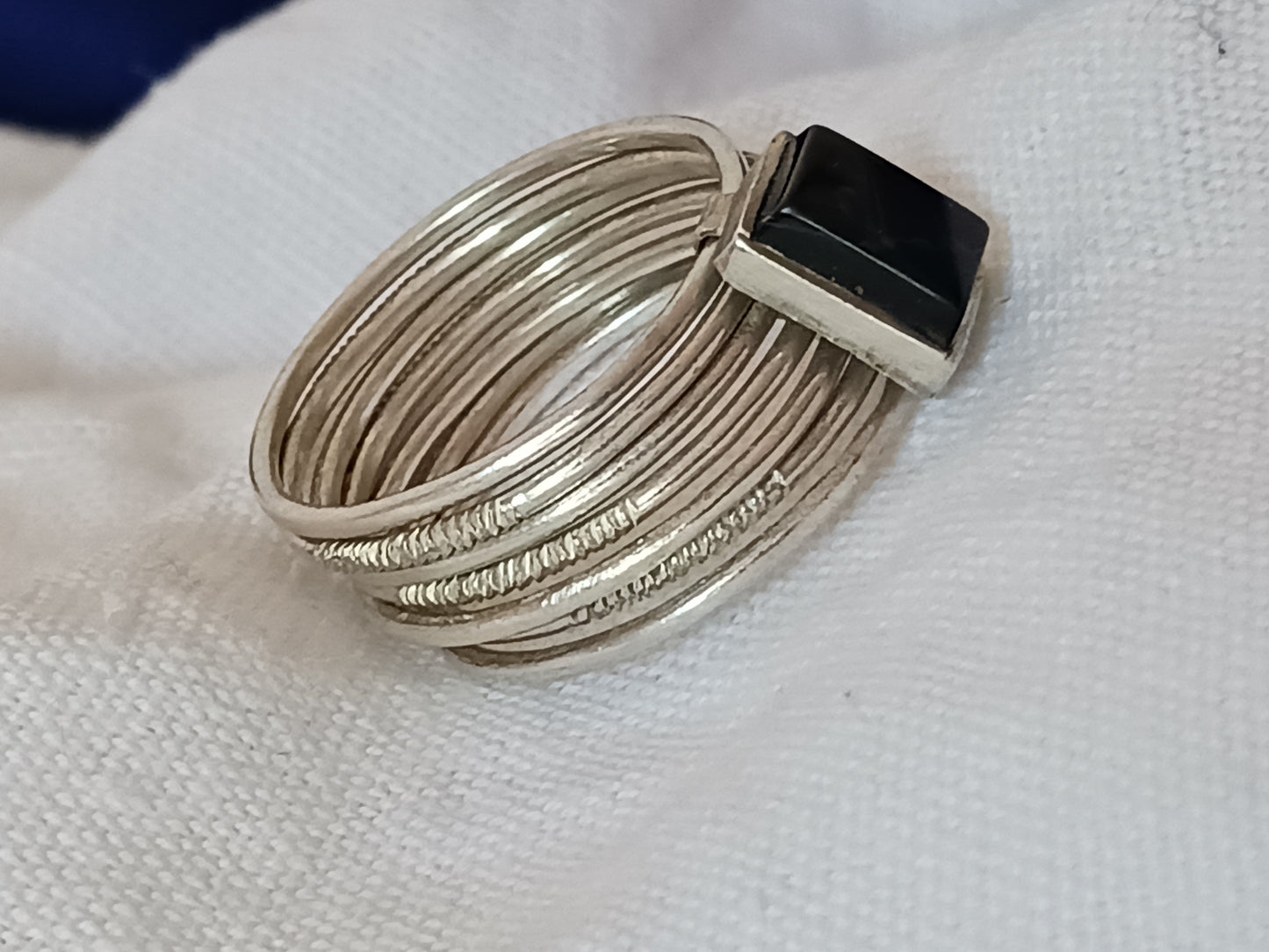 Bague touareg en argent massif