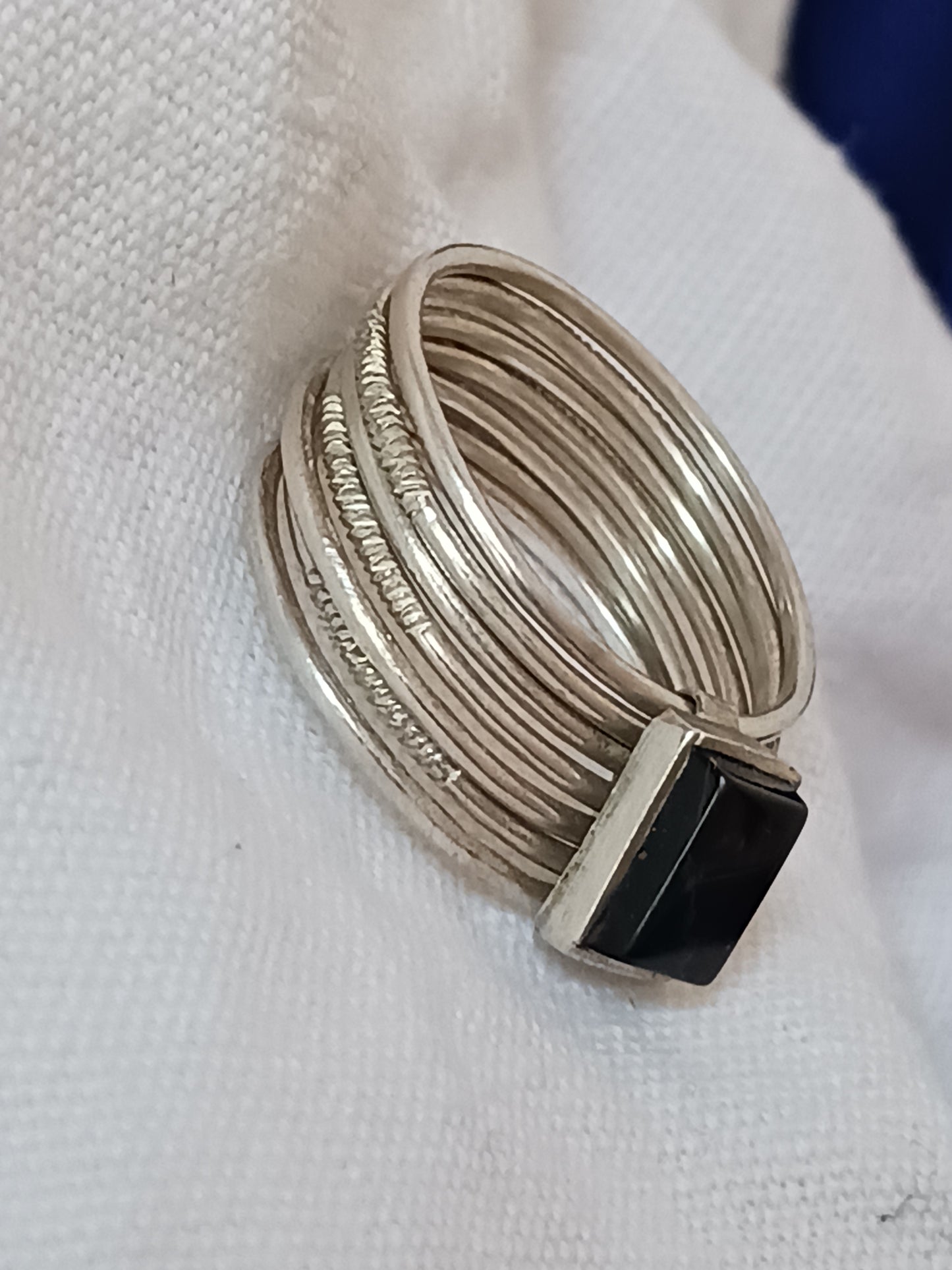 Bague touareg en argent massif