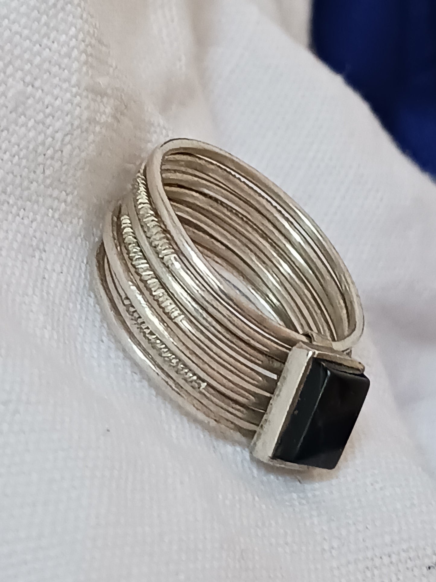 Bague touareg en argent massif