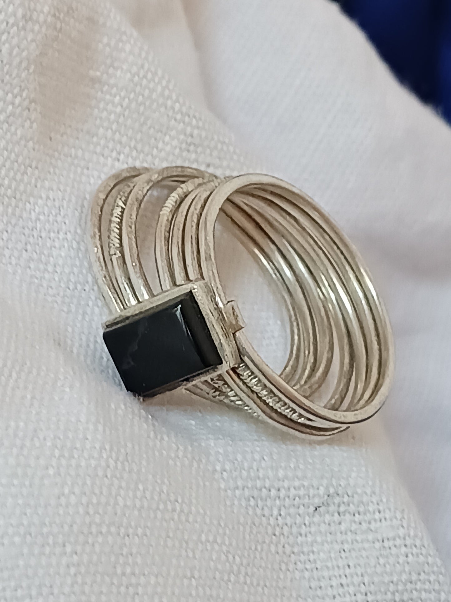 Bague touareg en argent massif