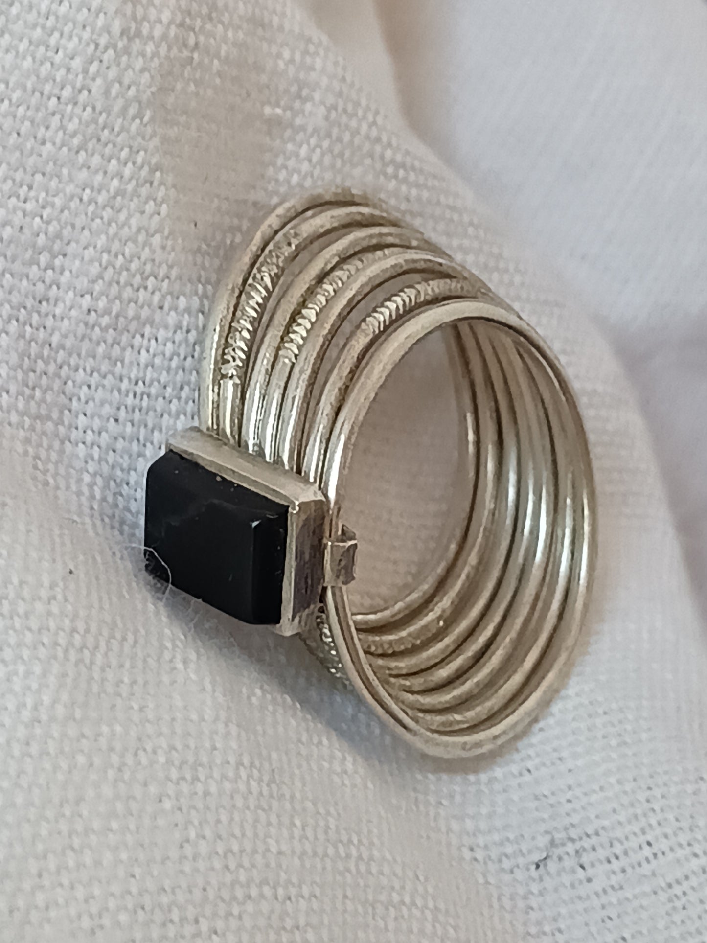 Bague touareg en argent massif