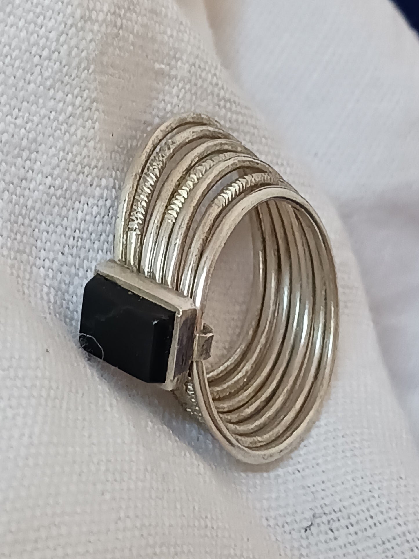 Bague touareg en argent massif
