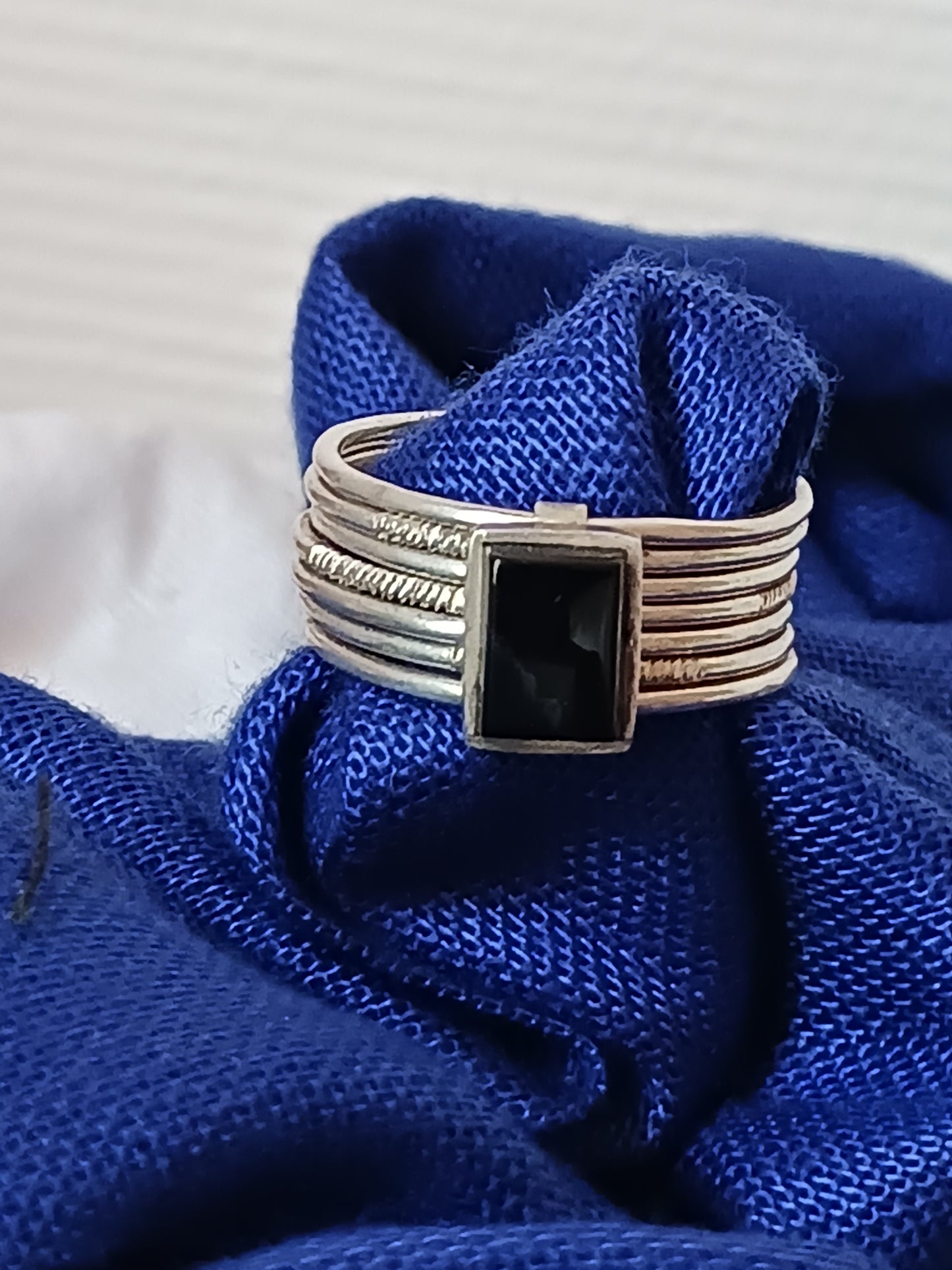Bague touareg en argent massif