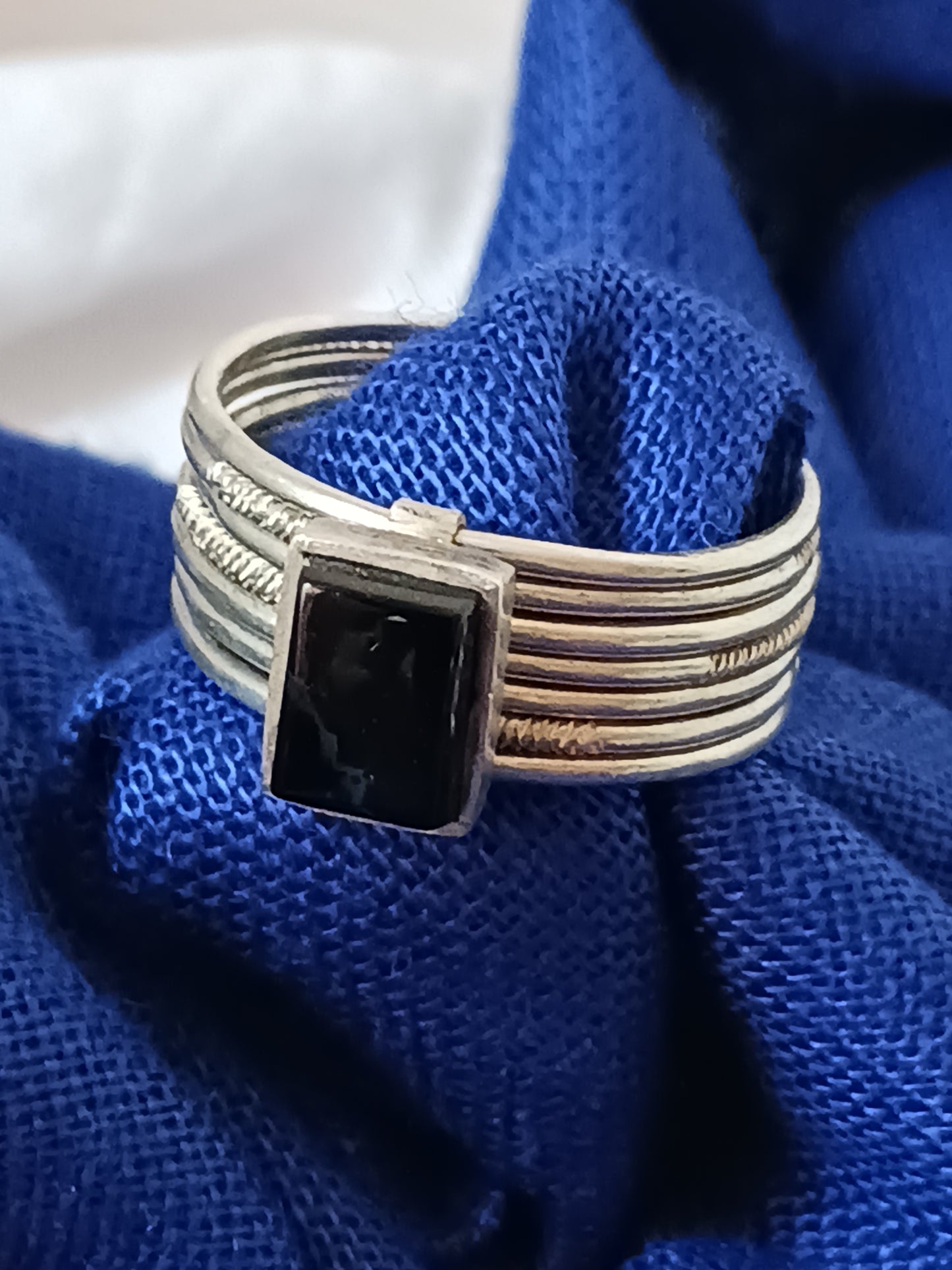 Bague touareg en argent massif