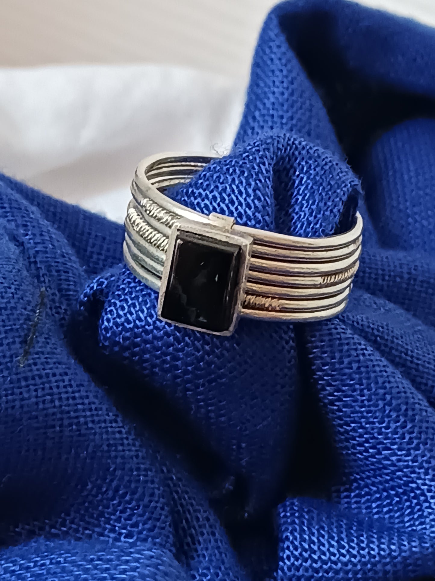 Bague touareg en argent massif