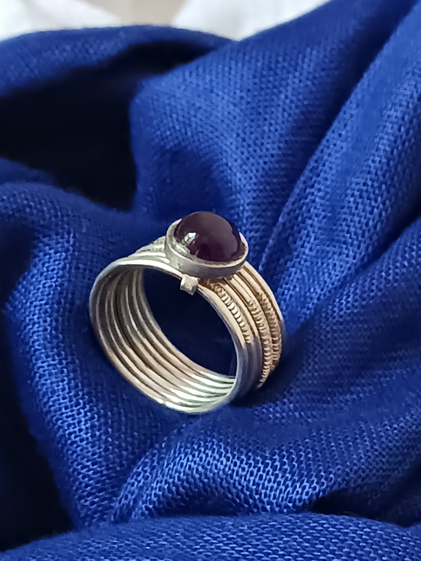 Bague touareg en argent massif