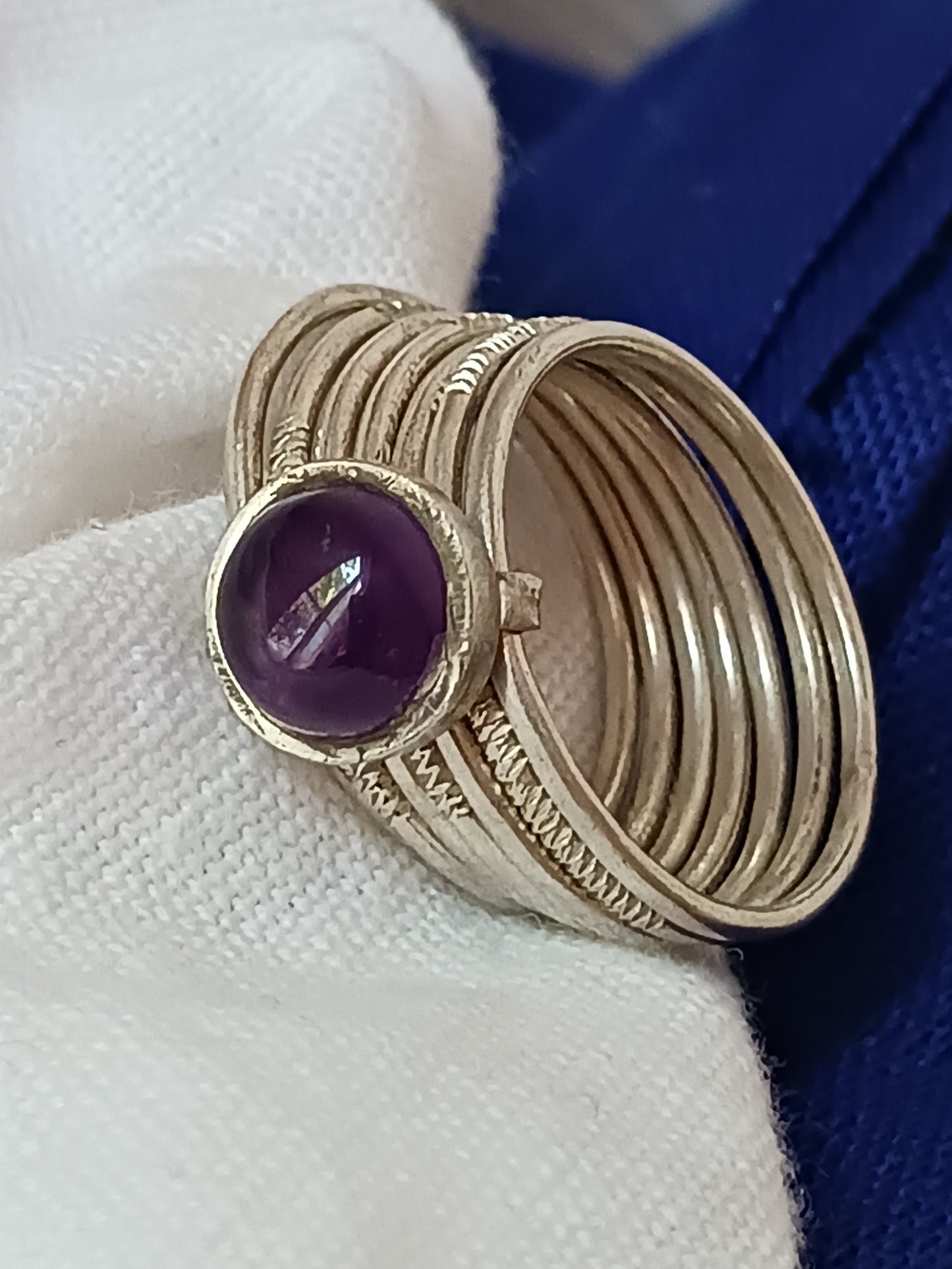 Bague touareg en argent massif