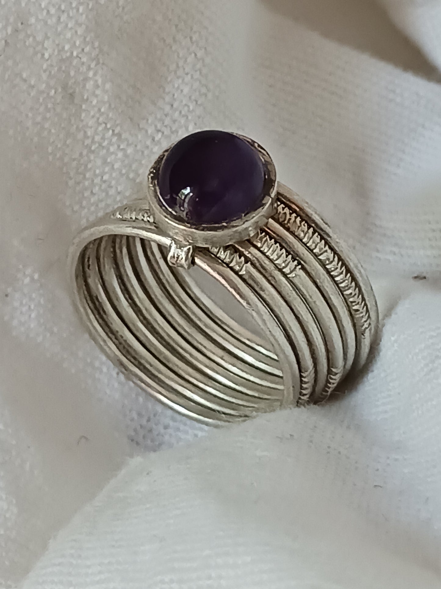 Bague touareg en argent massif