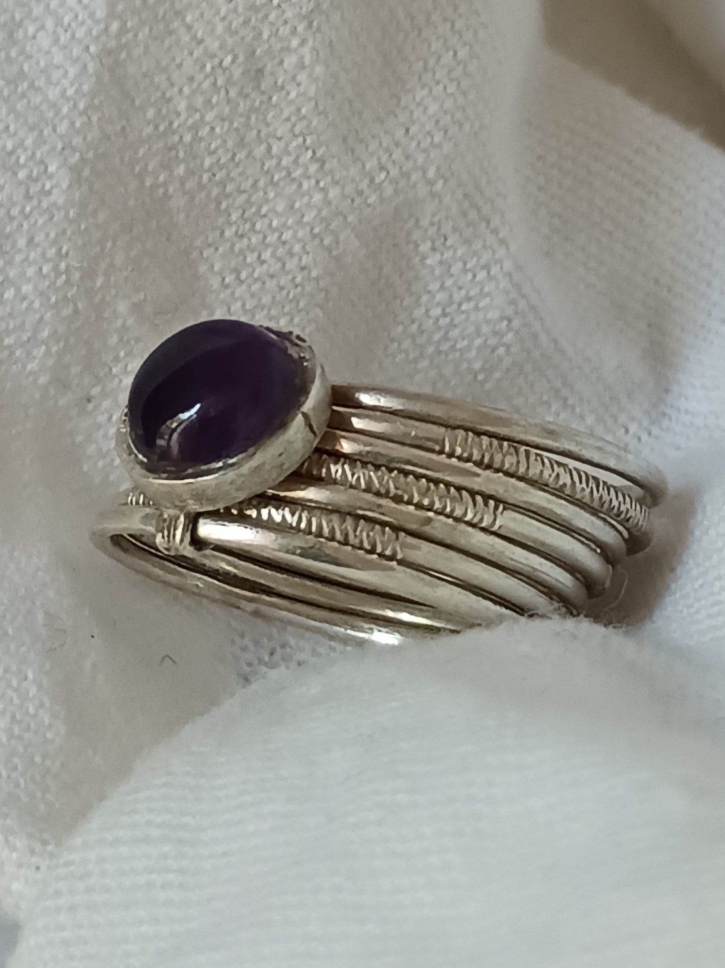 Bague touareg en argent massif