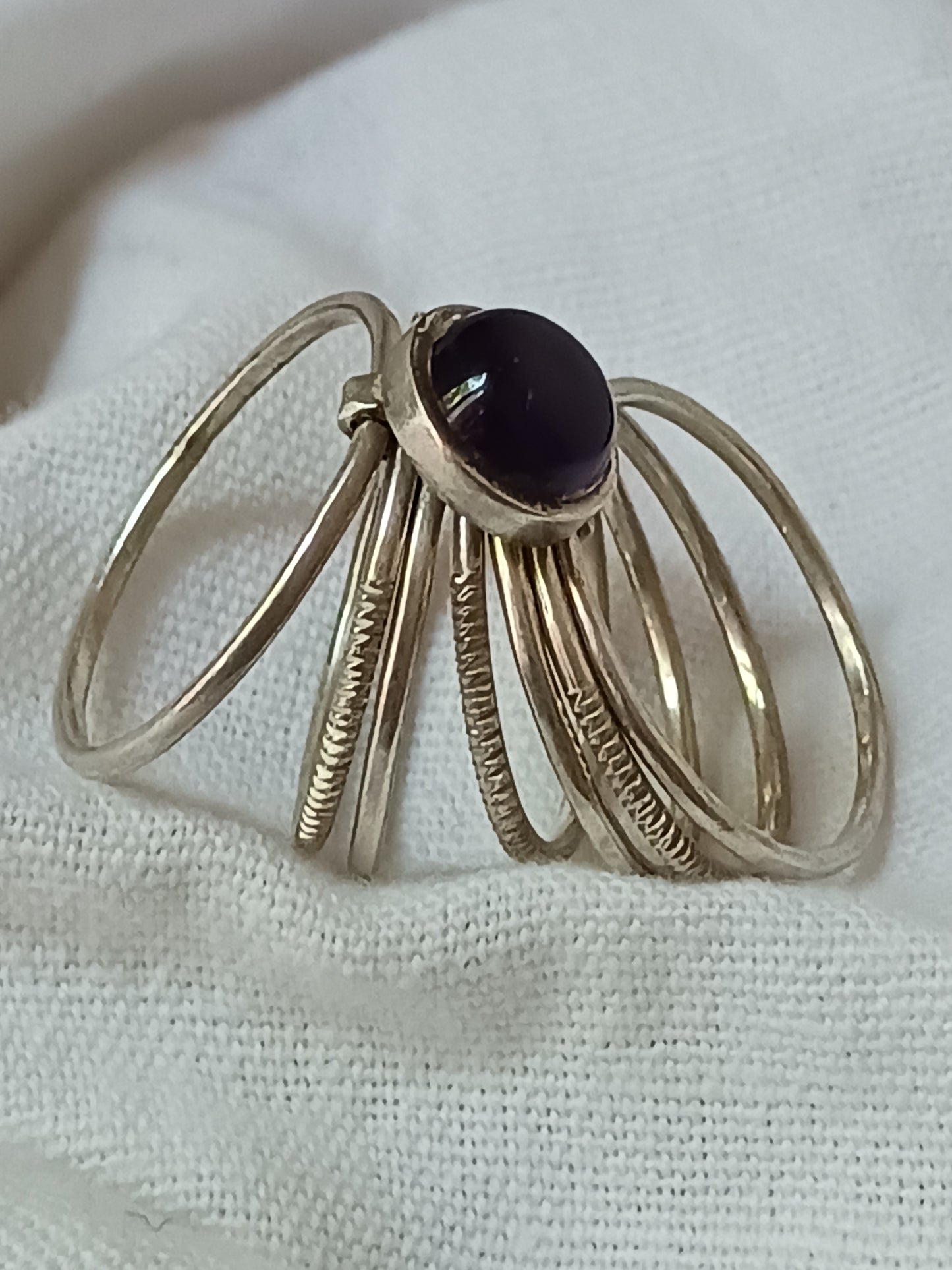 Bague touareg en argent massif