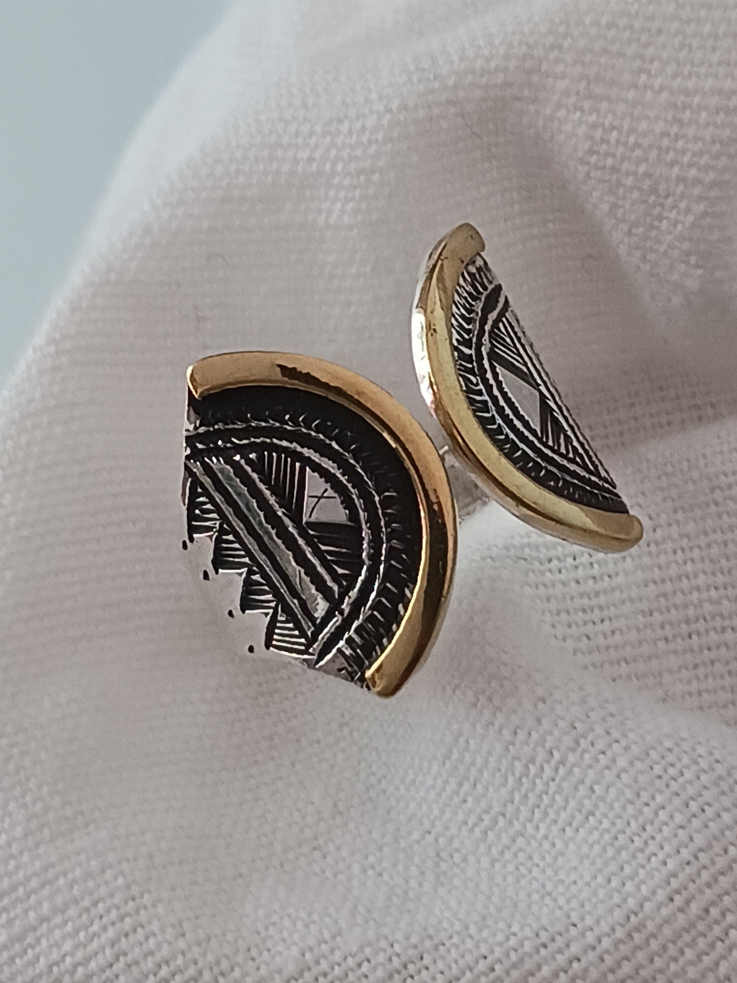 Bague touareg en argent massif
