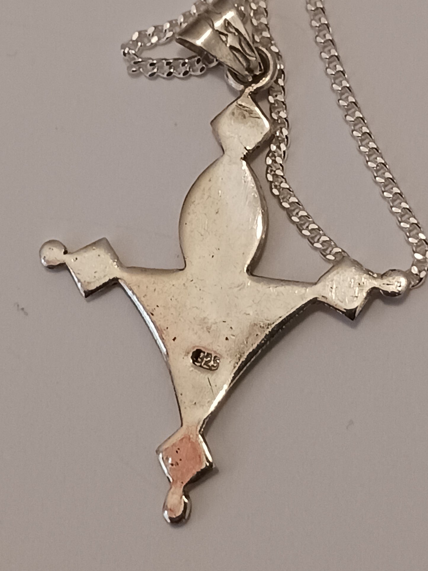 Collier Croix touareg en argent massif