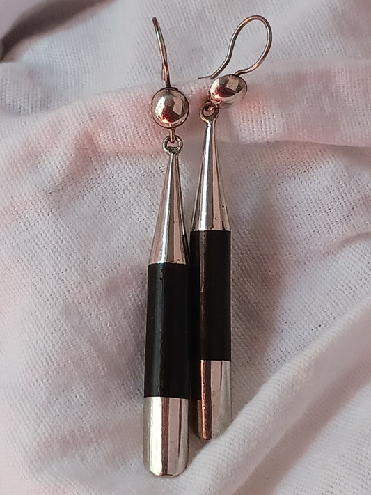 Boucles d'oreilles touareg en argent massif