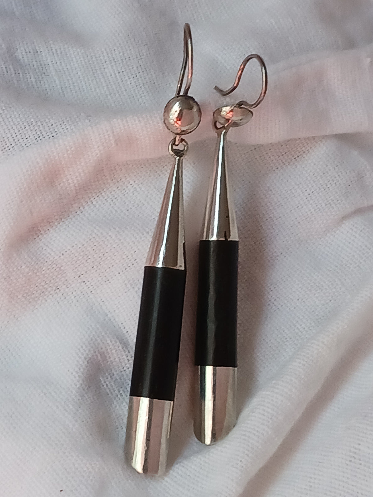 Boucles d'oreilles touareg en argent massif