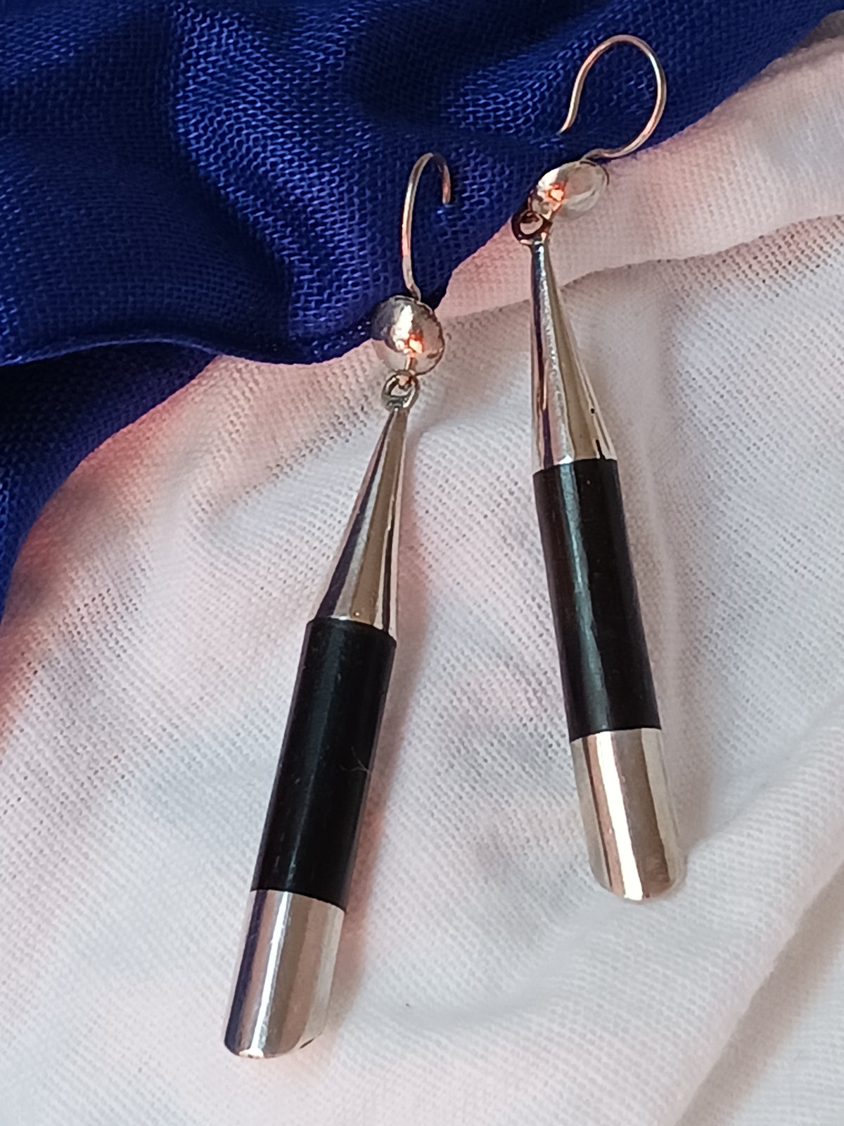 Boucles d'oreilles touareg en argent massif