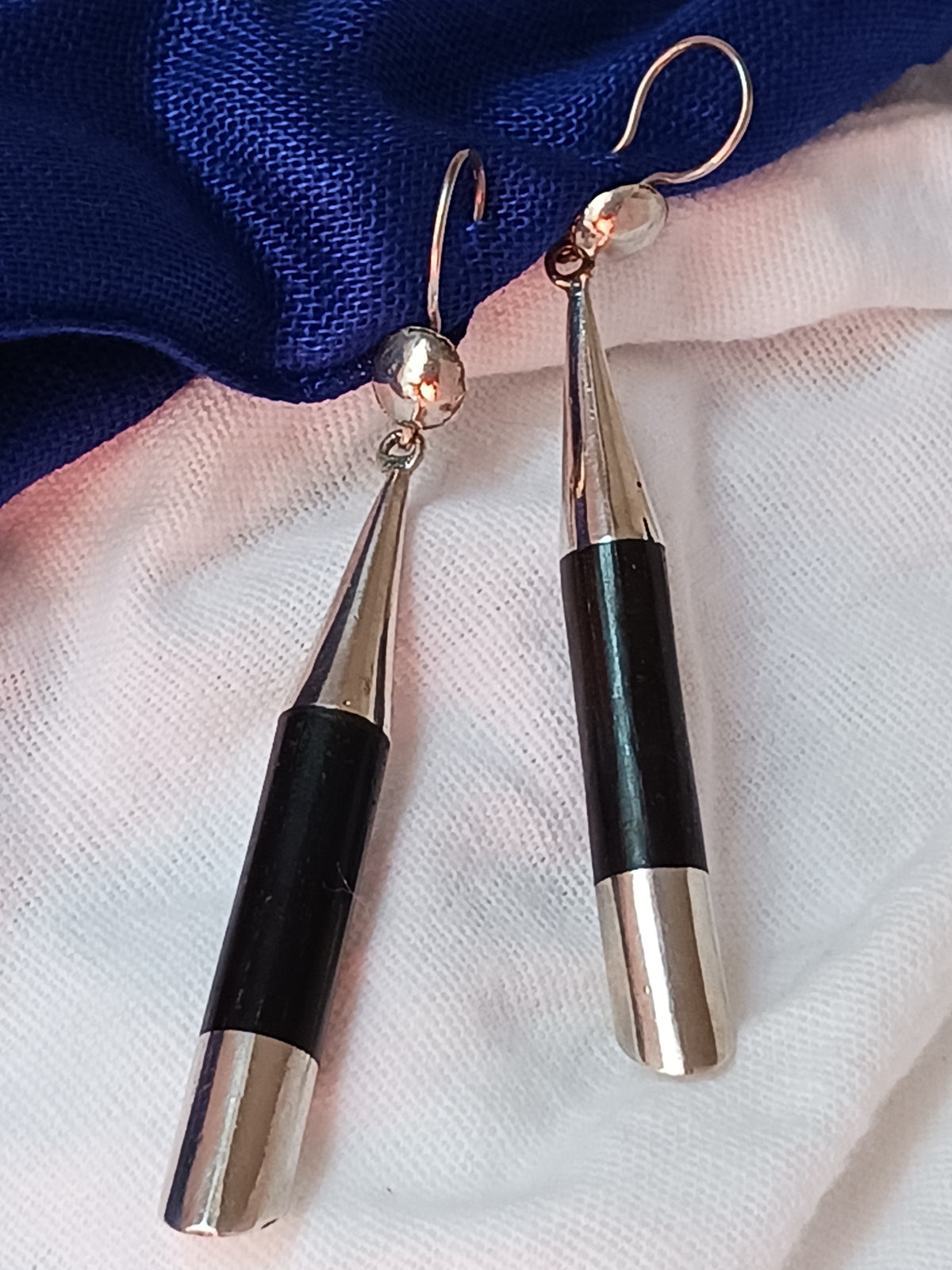 Boucles d'oreilles touareg en argent massif
