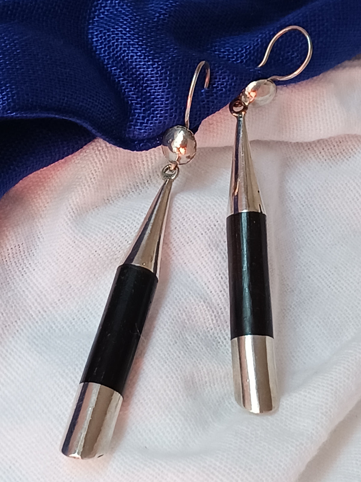 Boucles d'oreilles touareg en argent massif