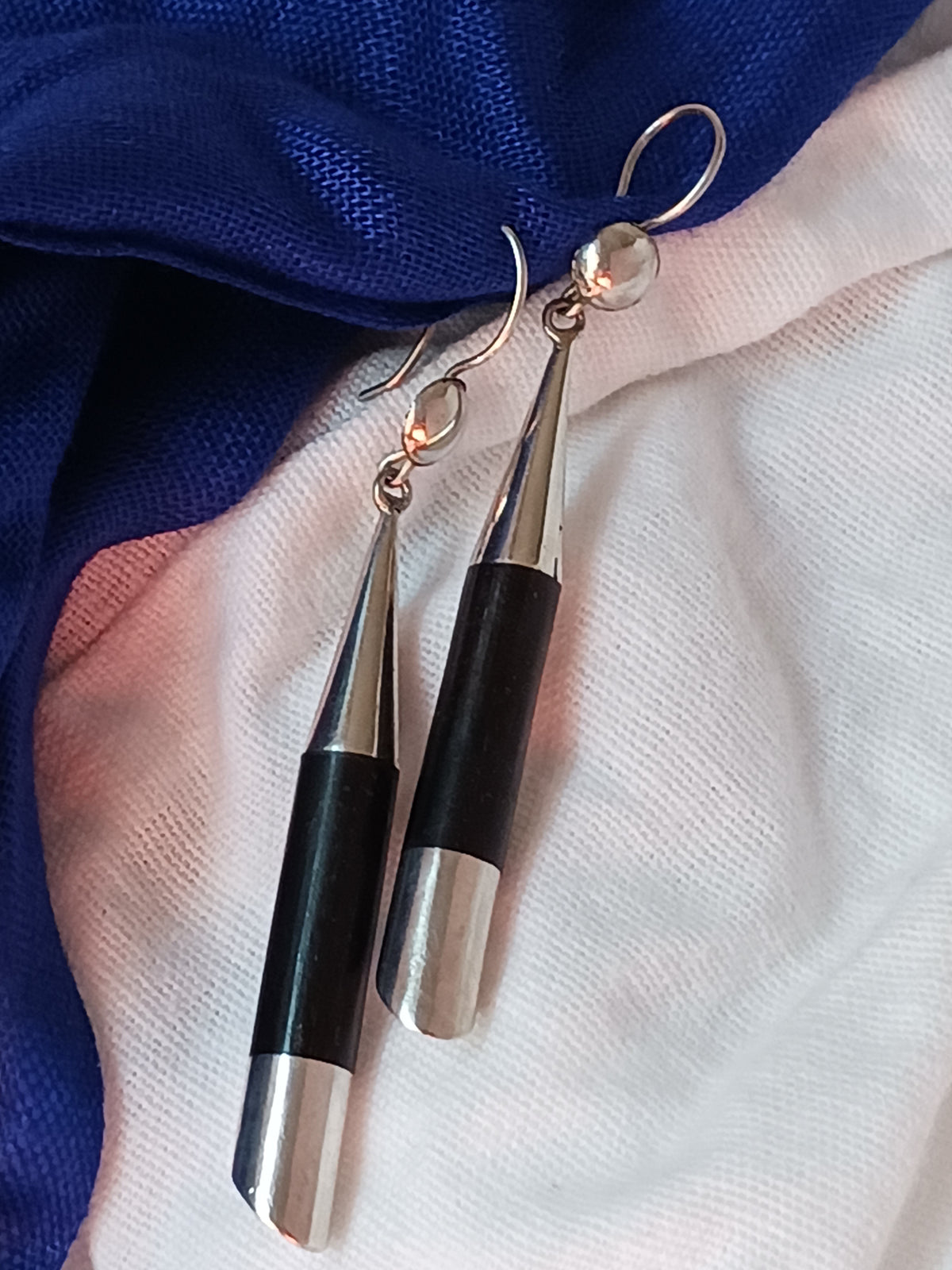 Boucles d'oreilles touareg en argent massif