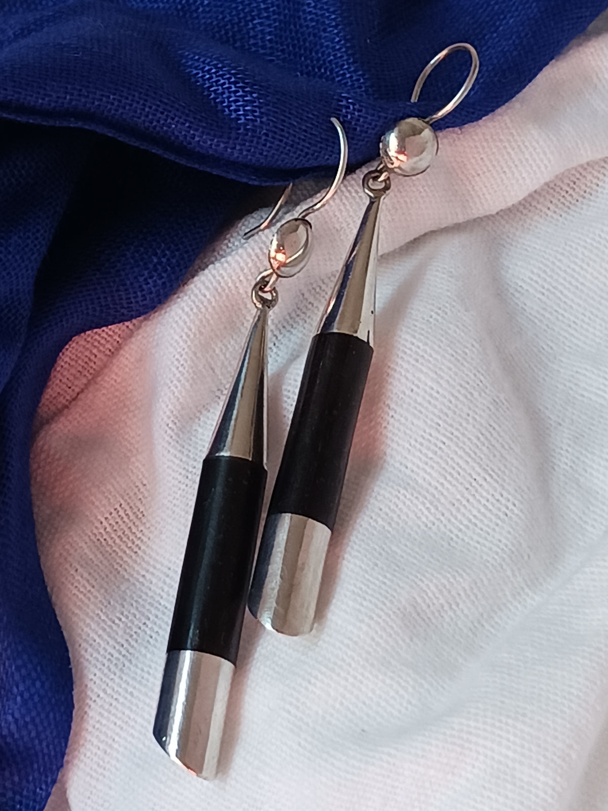Boucles d'oreilles touareg en argent massif