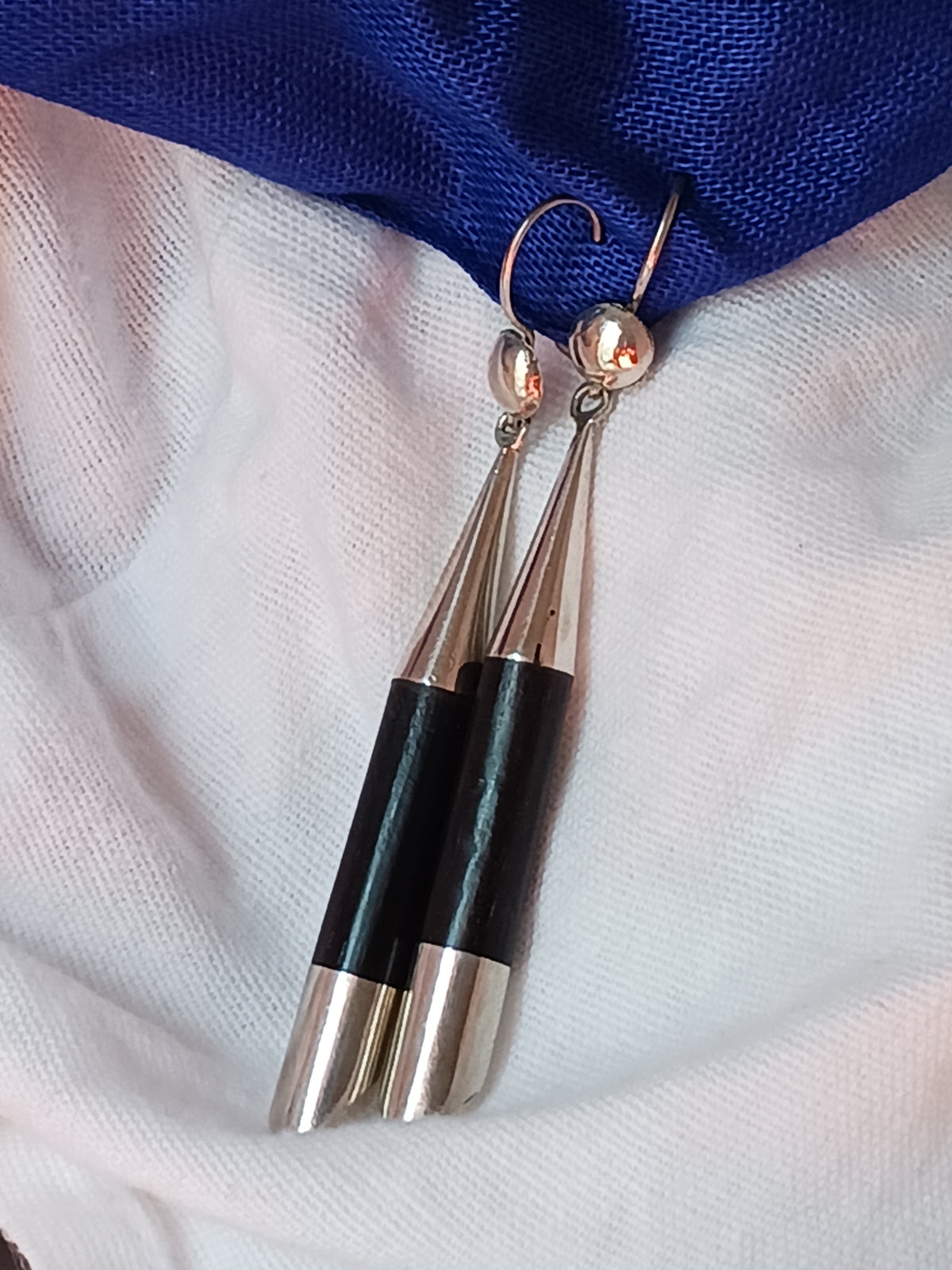 Boucles d'oreilles touareg en argent massif