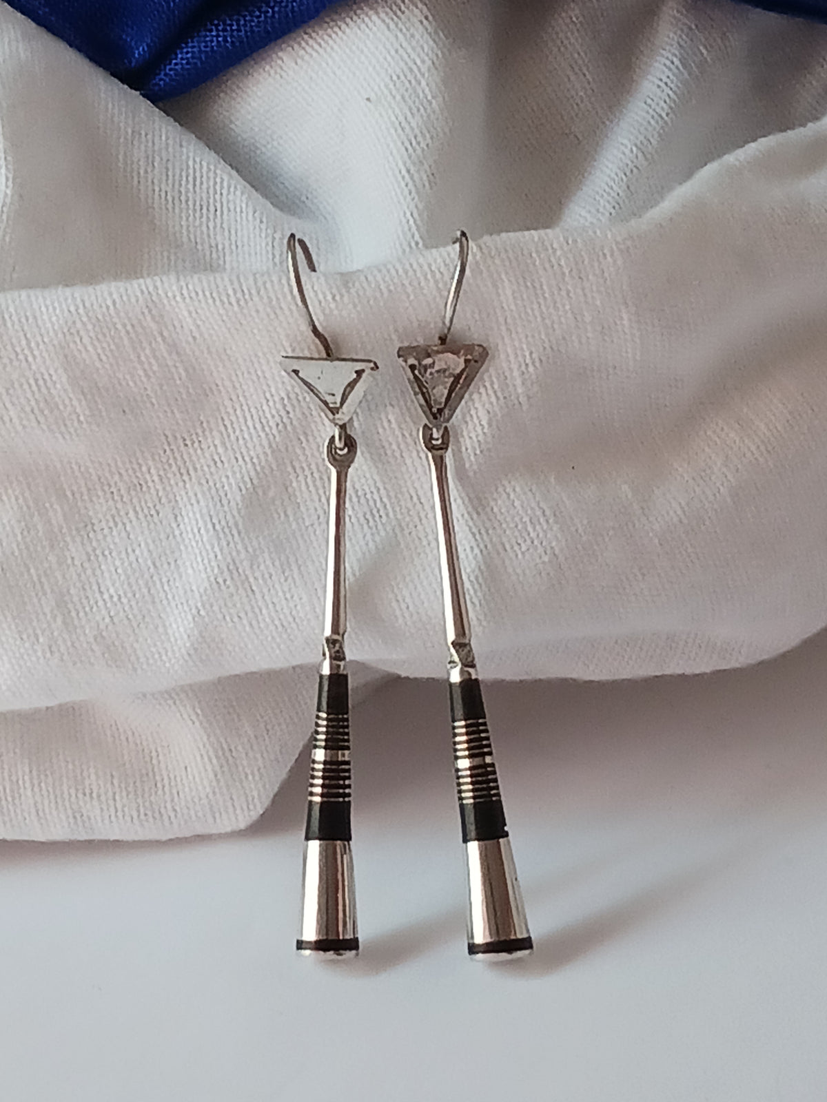 Boucles d'oreilles touareg en argent massif