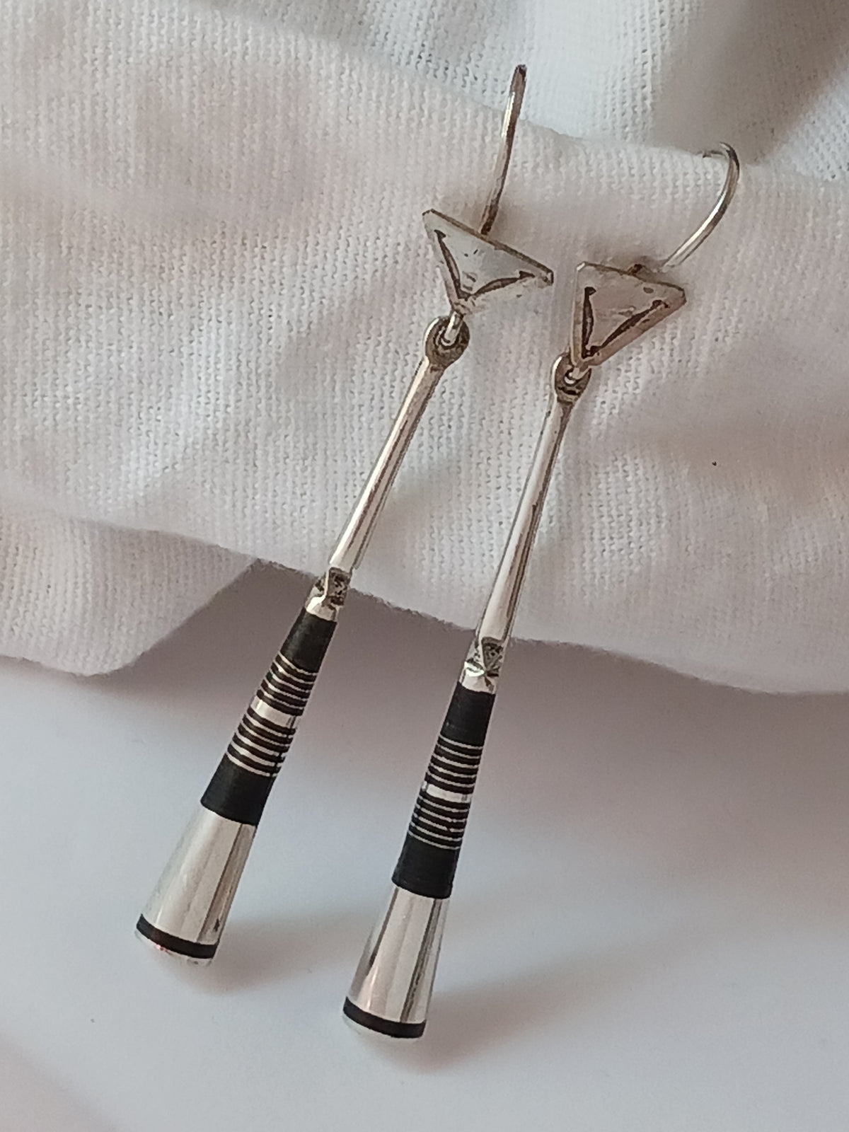 Boucles d'oreilles touareg en argent massif