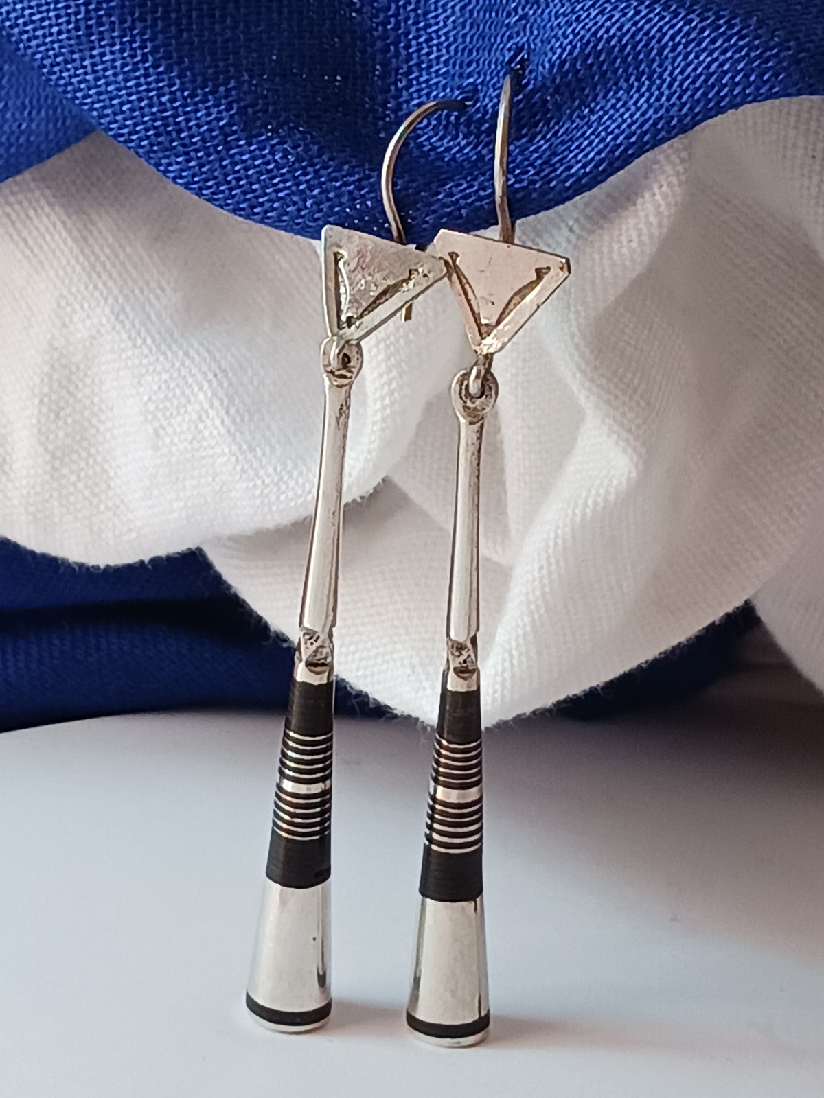 Boucles d'oreilles touareg en argent massif