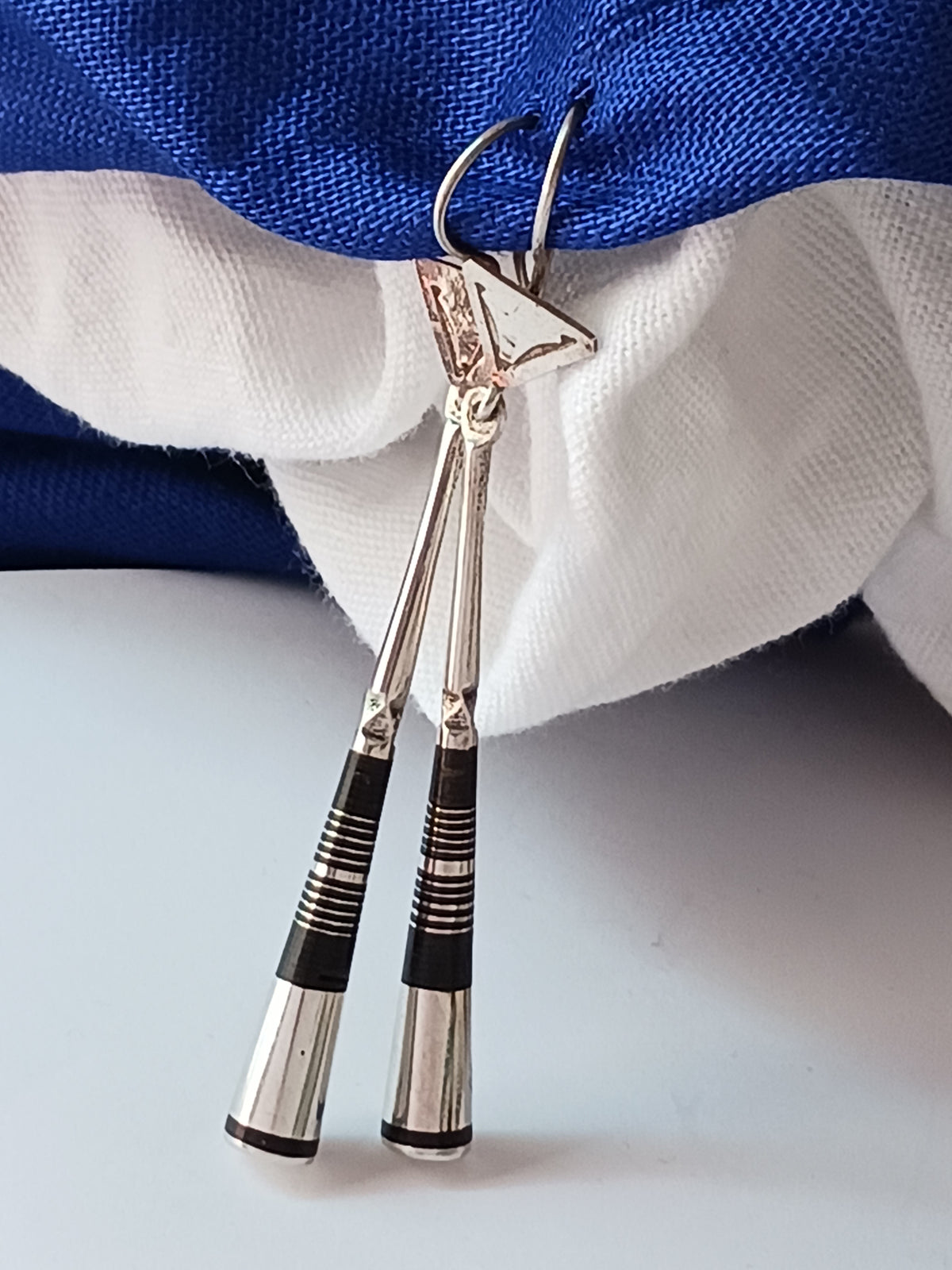 Boucles d'oreilles touareg en argent massif
