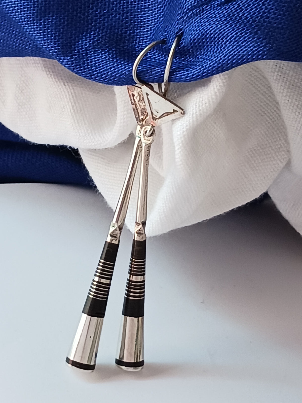 Boucles d'oreilles touareg en argent massif