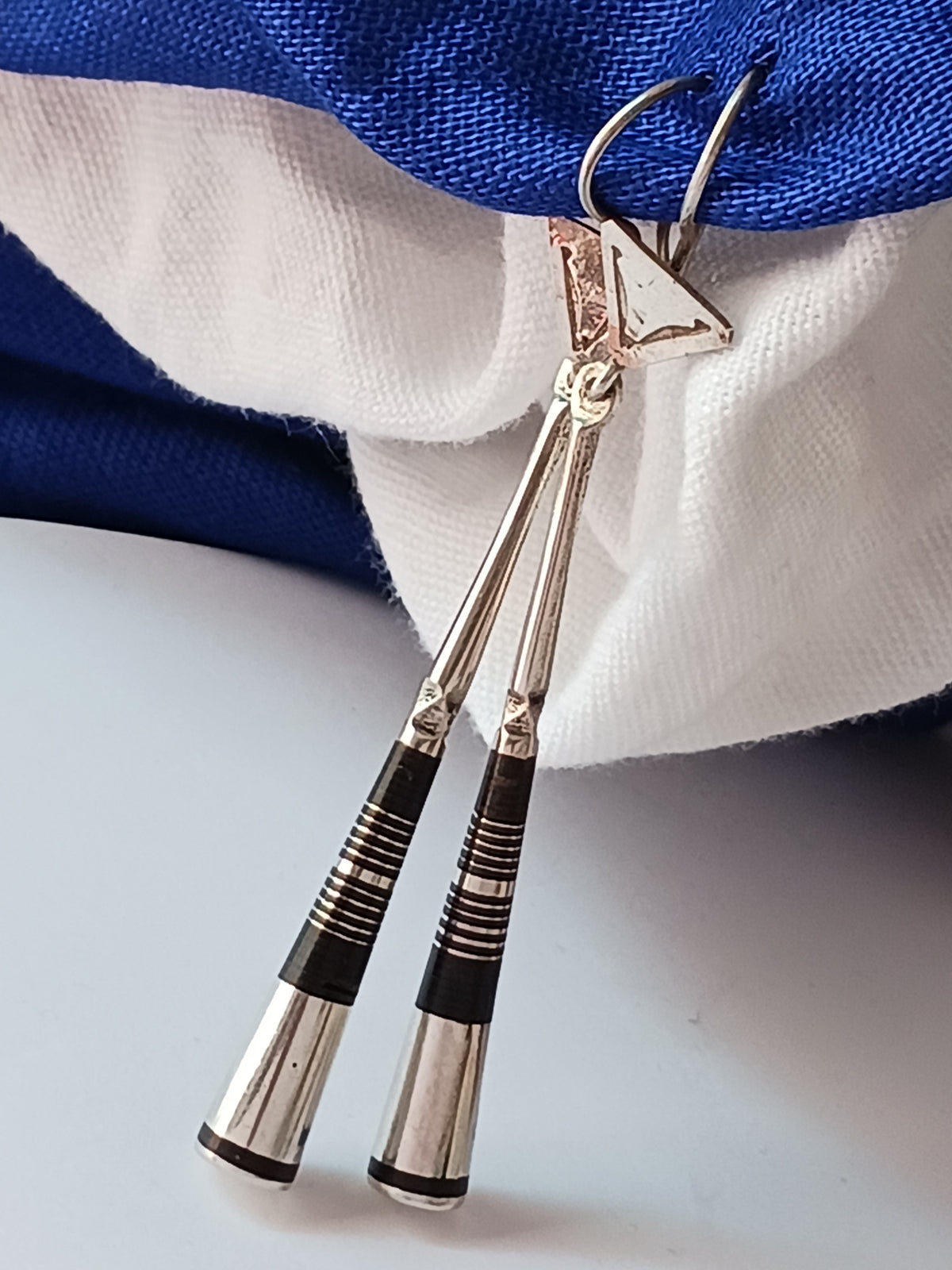 Boucles d'oreilles touareg en argent massif