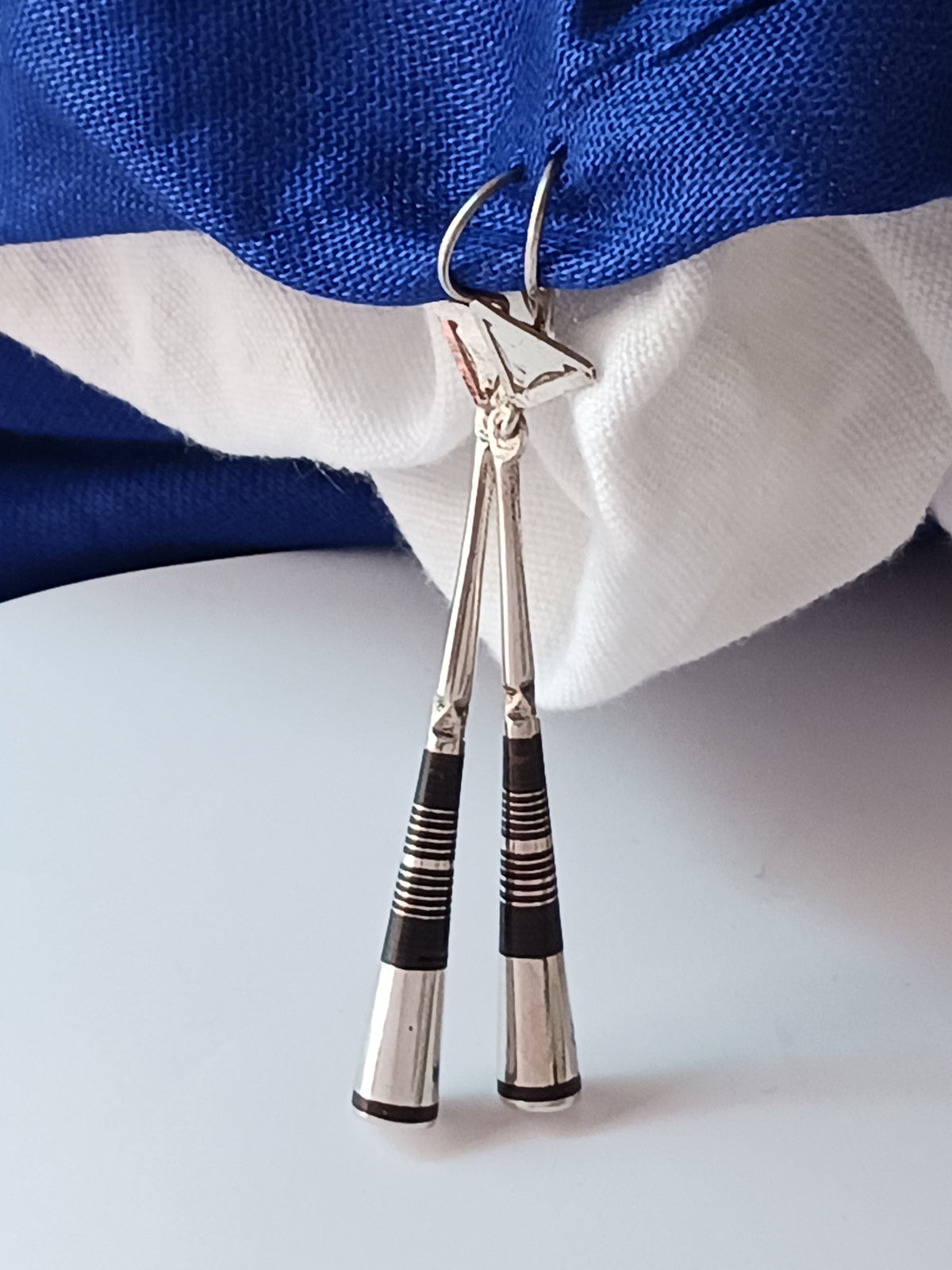 Boucles d'oreilles touareg en argent massif