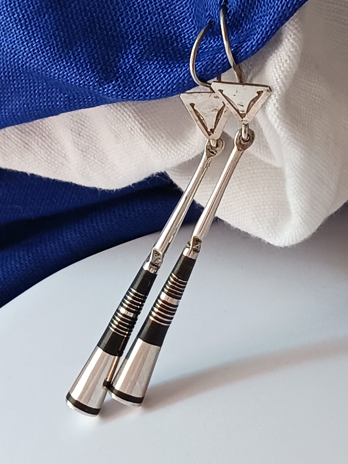 Boucles d'oreilles touareg en argent massif