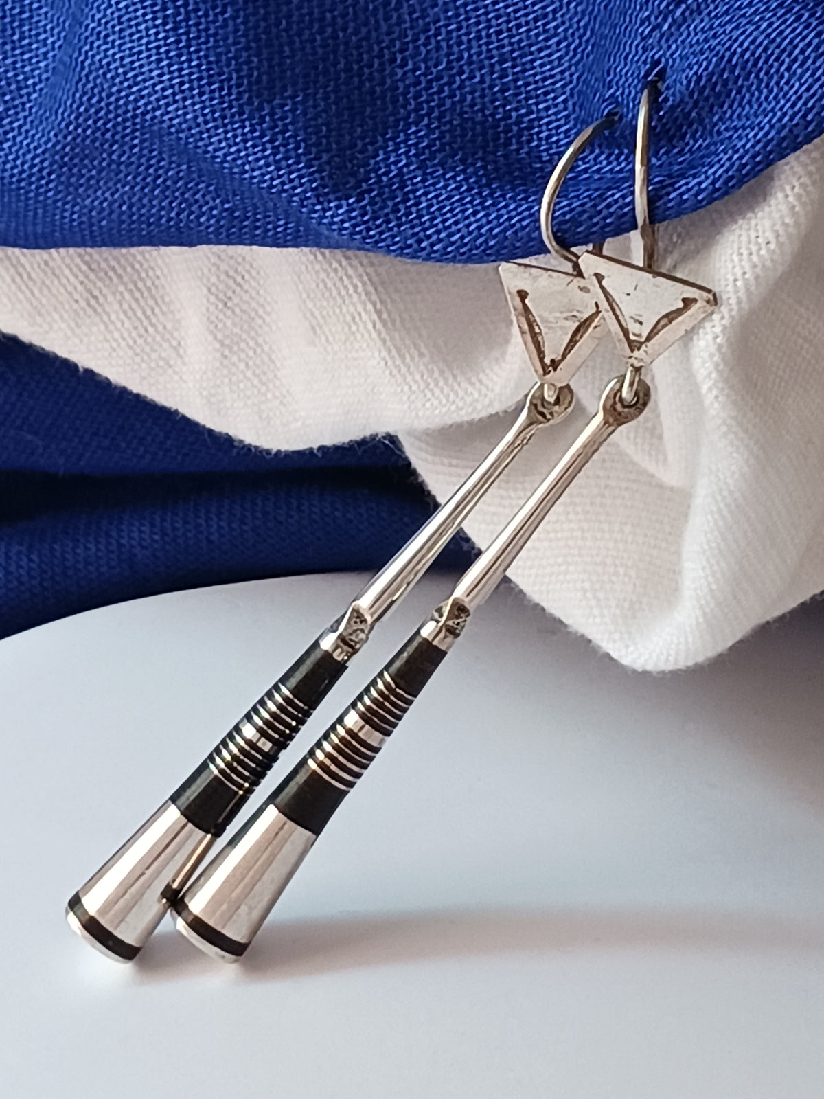 Boucles d'oreilles touareg en argent massif