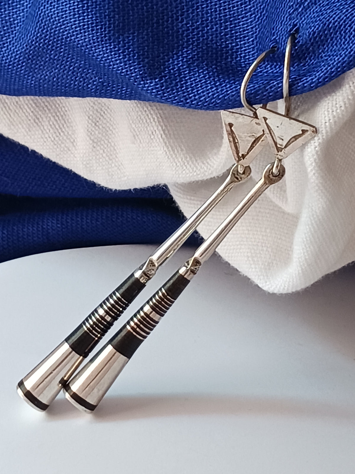 Boucles d'oreilles touareg en argent massif