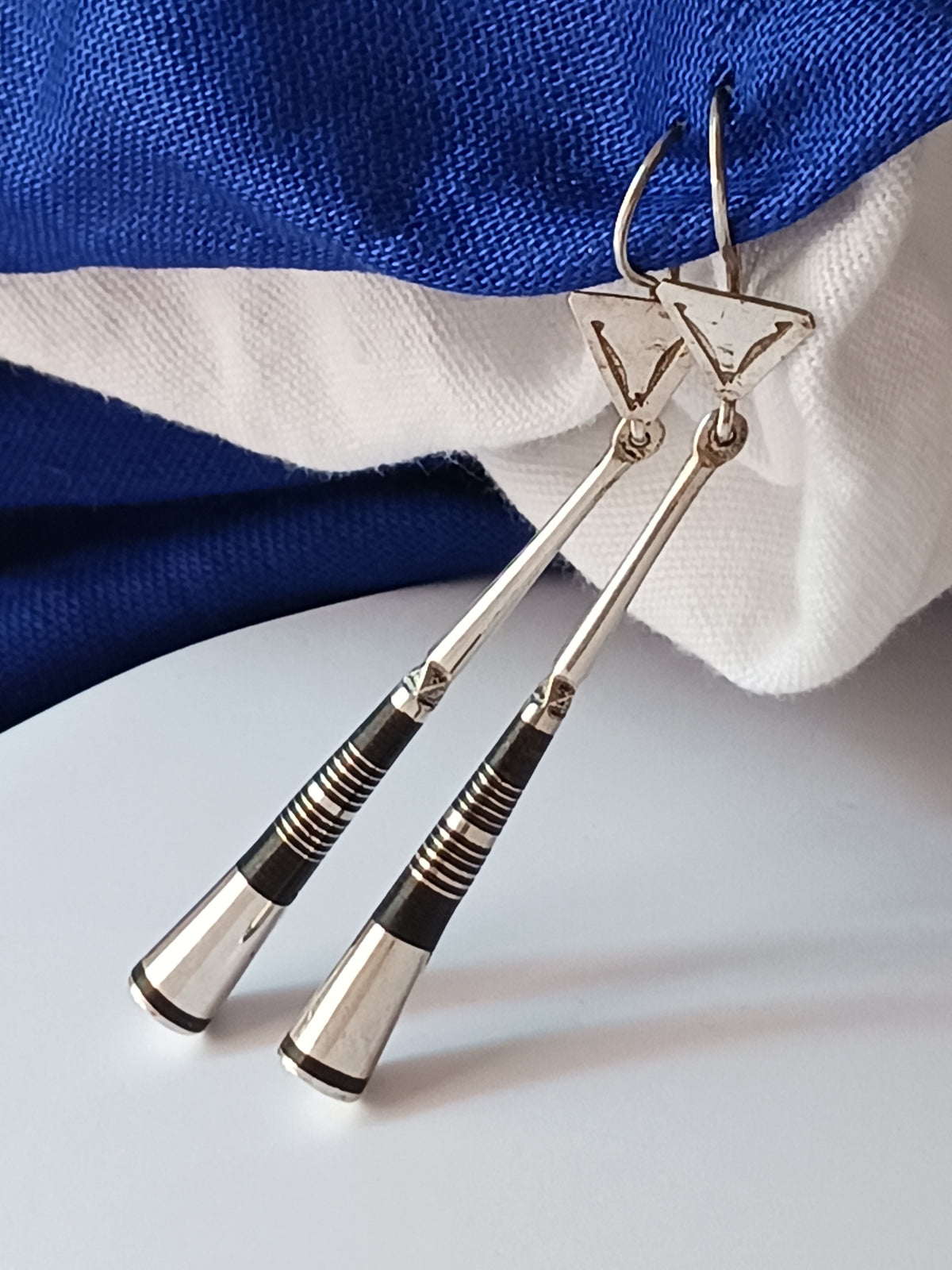 Boucles d'oreilles touareg en argent massif