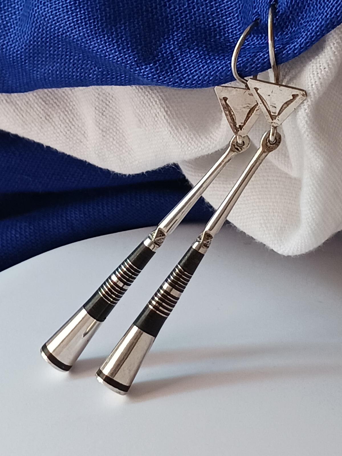 Boucles d'oreilles touareg en argent massif