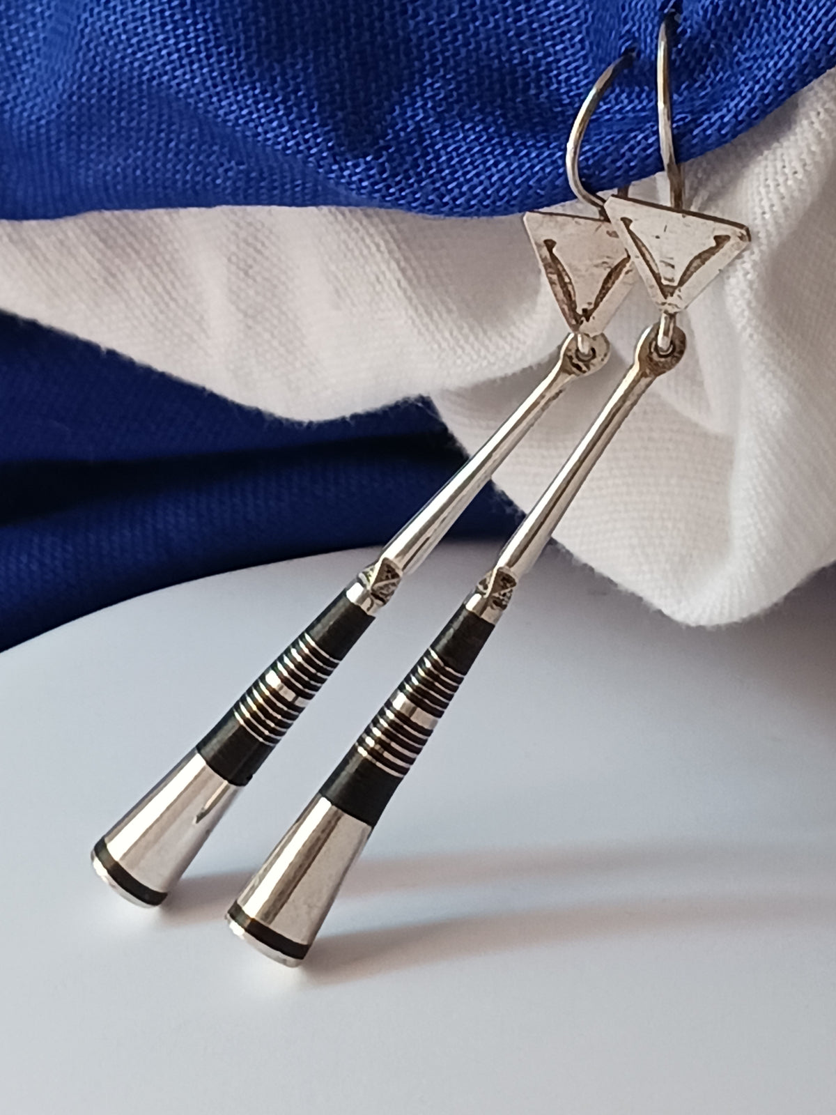 Boucles d'oreilles touareg en argent massif