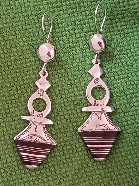 Boucles d'oreilles touarègue