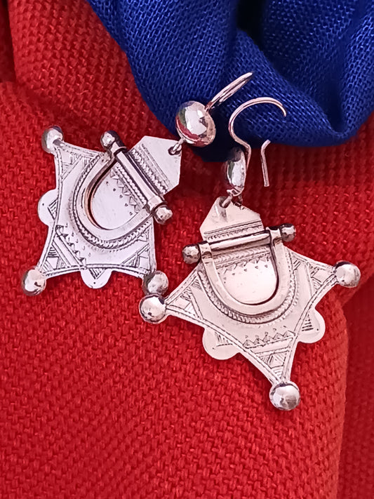 Boucles d'oreilles touarègue