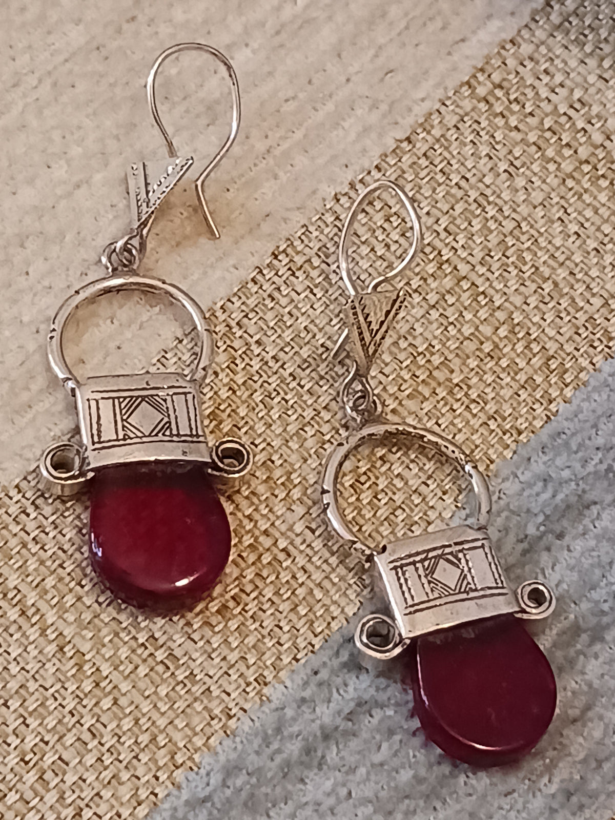 Boucles d'oreilles touarègue